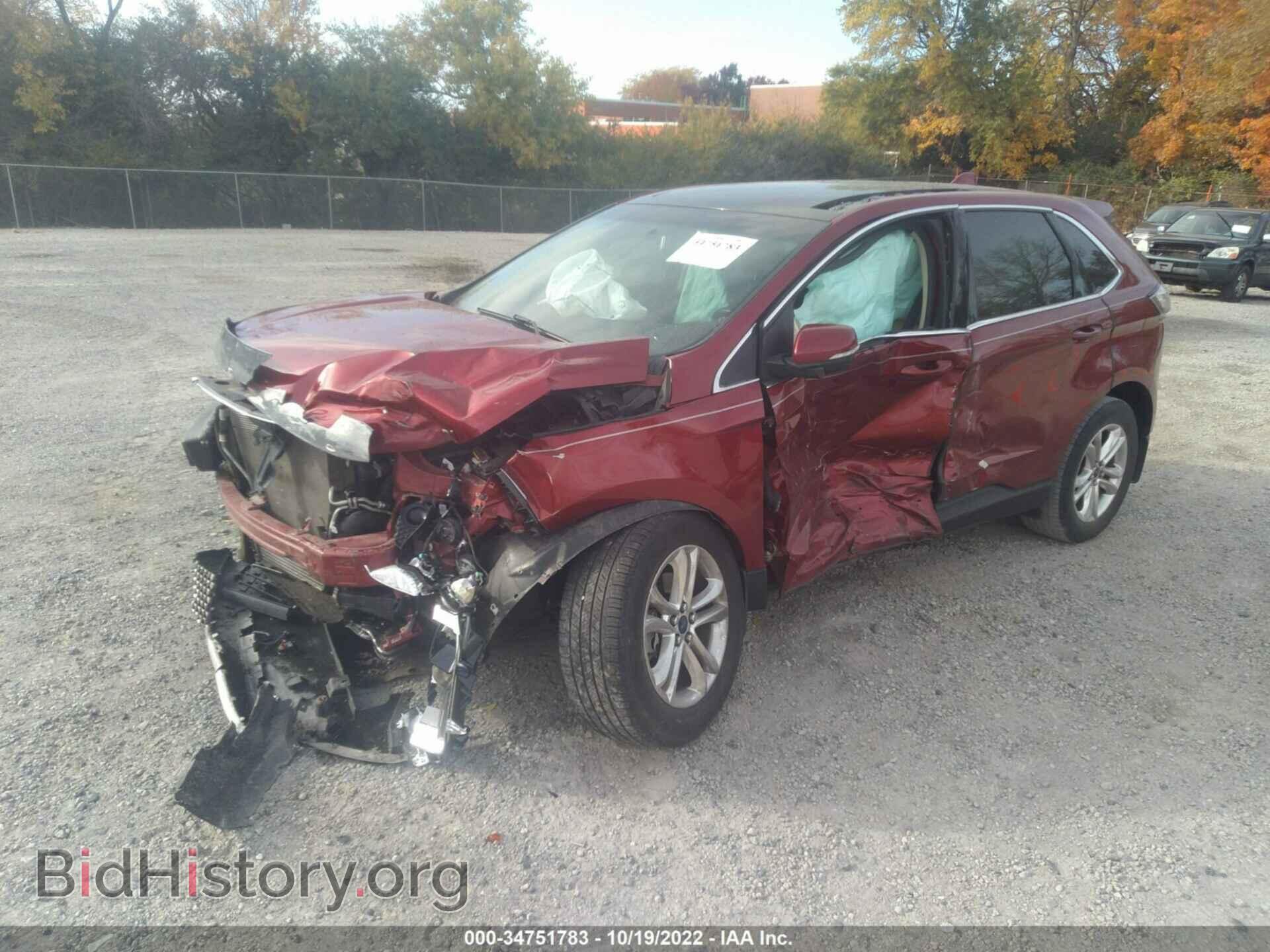 2015 FORD EDGE - VIN: 2FMTK3J95FBB30400 - Фото 2