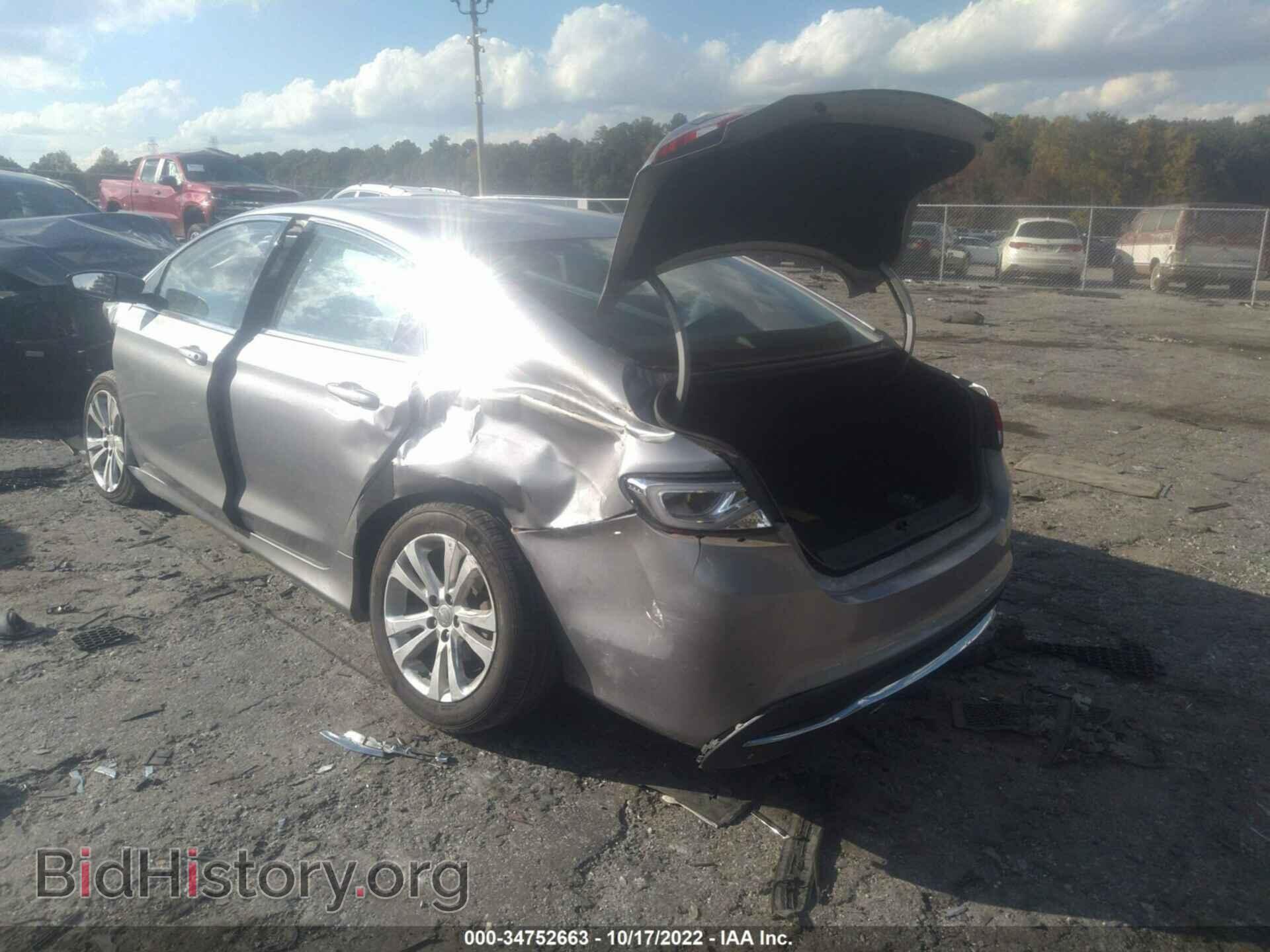 2016 CHRYSLER 200 - VIN: 1C3CCCAB0GN133140 - Фото 3