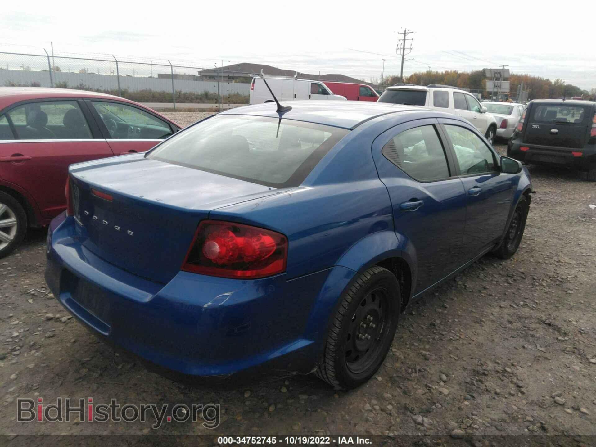 2014 DODGE AVENGER - VIN: 1C3CDZAB7EN160476 - Фото 4