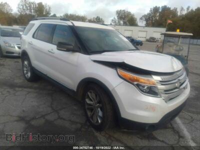 2011 Ford EXPLORER XLT, белый — VIN 1FMHK8D82BGA83139, IAAI