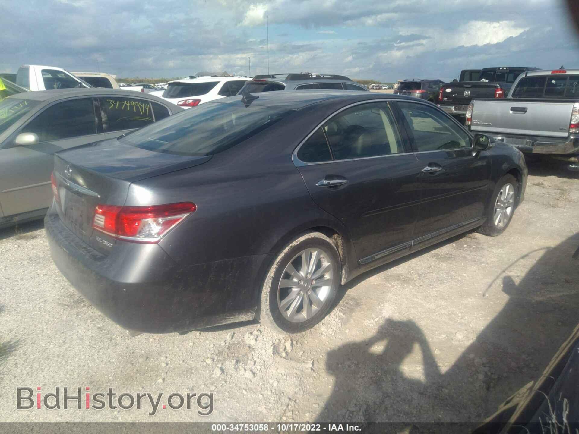 2012 LEXUS ES 350 - VIN: JTHBK1EG3C2473526 - Фото 4