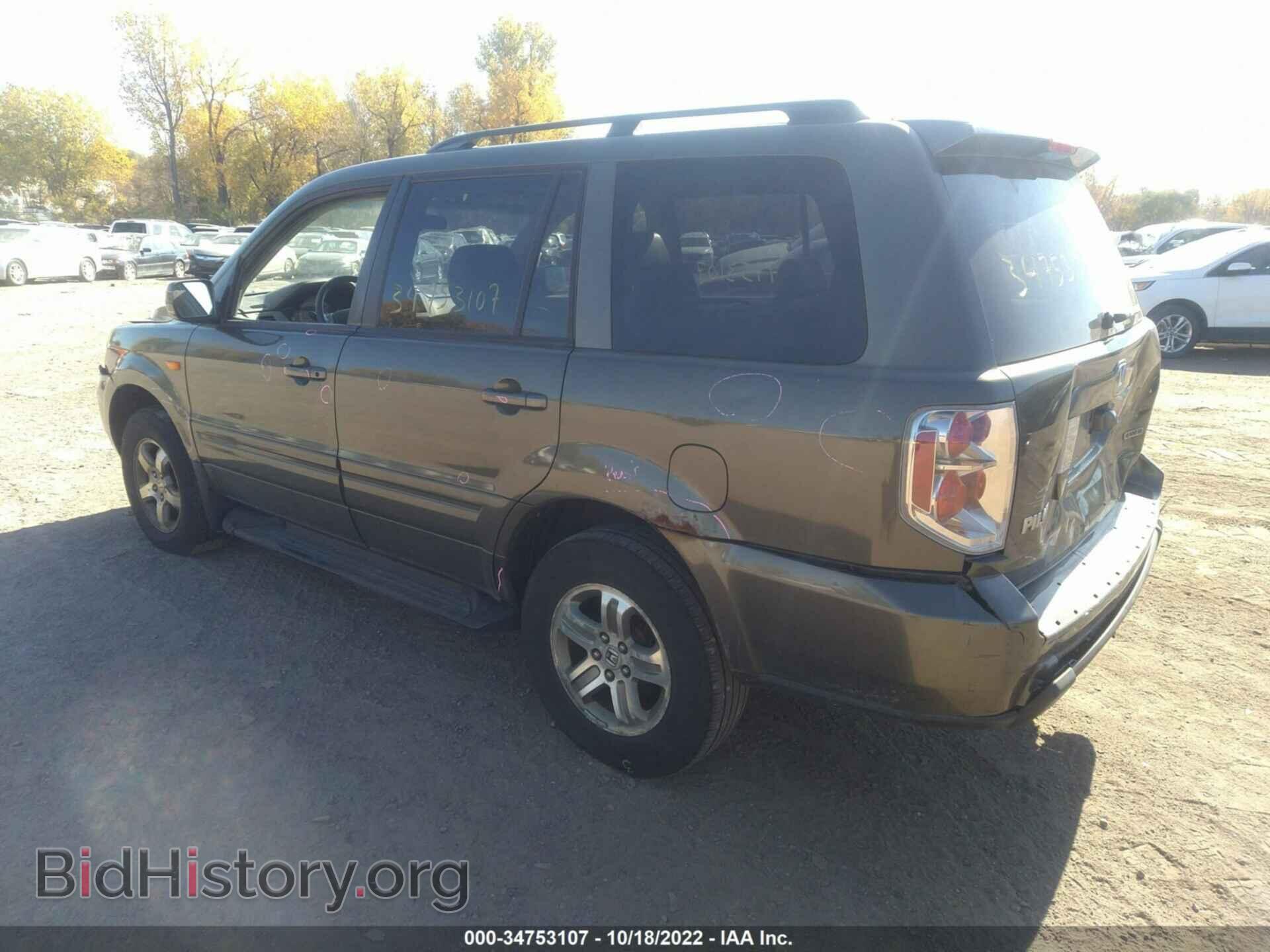 2006 HONDA PILOT - VIN: 2HKYF18756H535331 - Фото 3