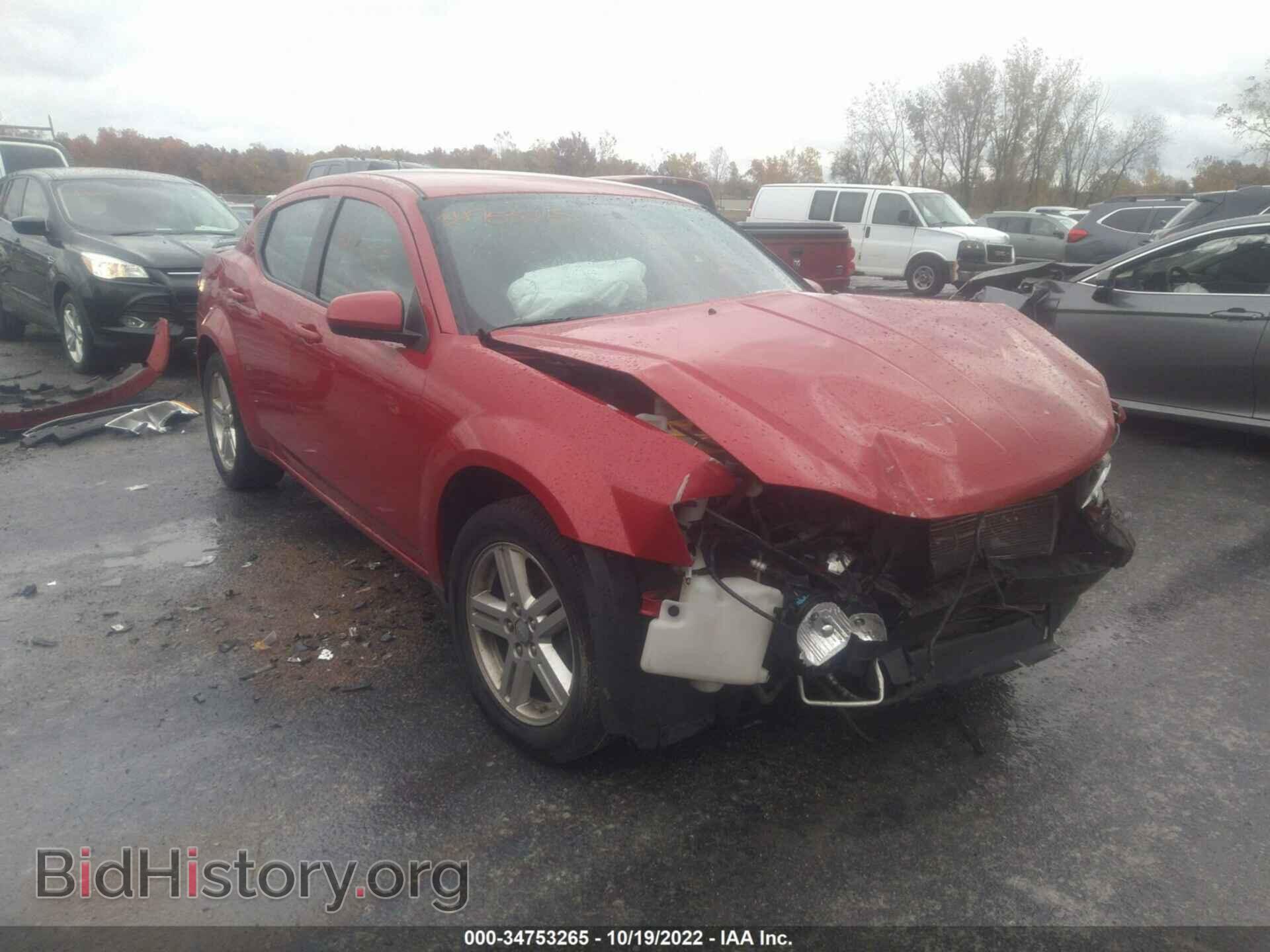 Photo 1C3CDZCB8CN272438 - DODGE AVENGER 2012