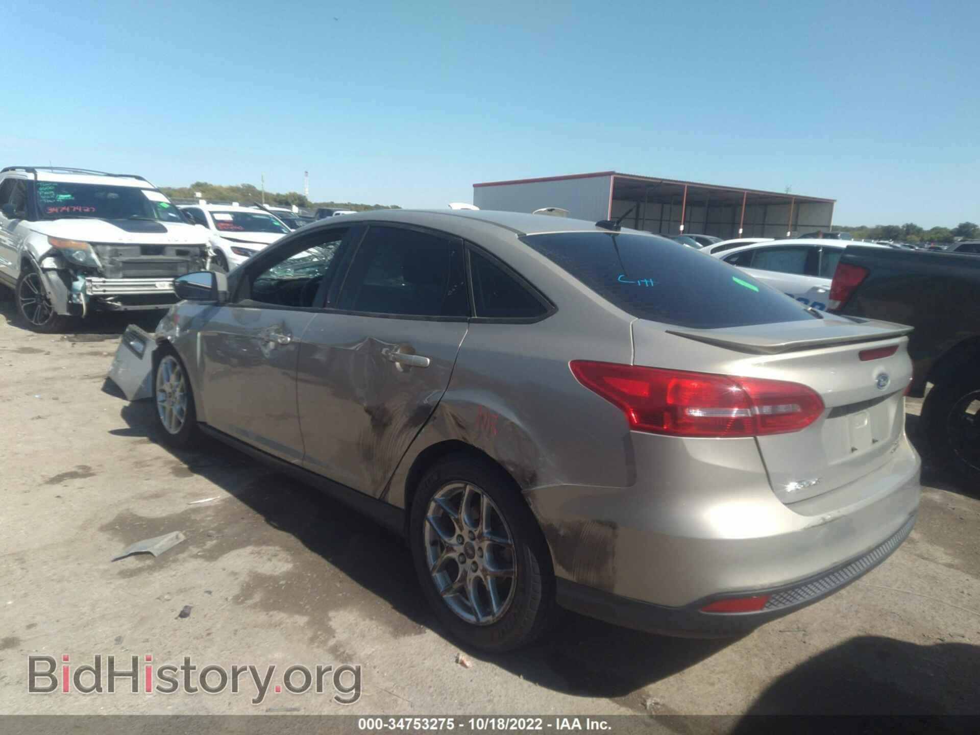 2015 FORD FOCUS - VIN: 1FADP3F29FL384882 - Фото 3