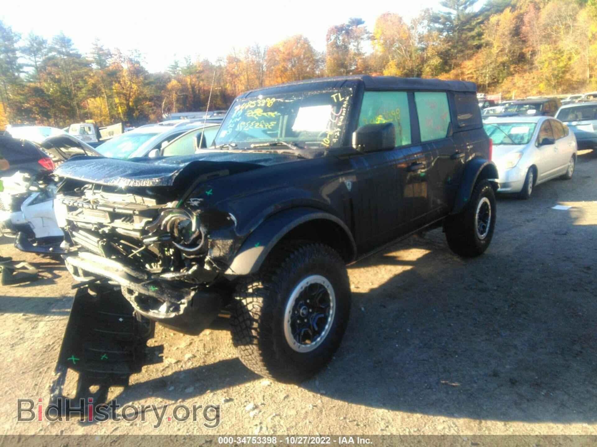2022 FORD BRONCO - VIN: 1FMEE5DP4NLA76933 - Фото 2