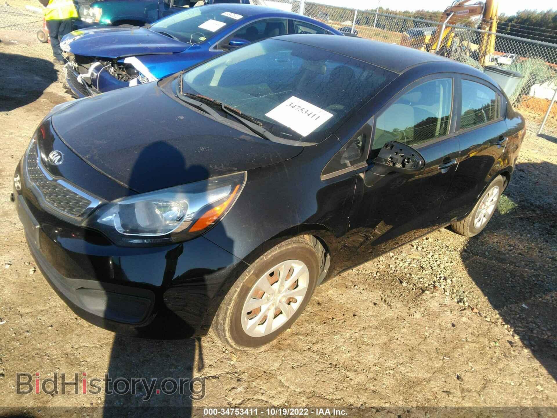 2014 KIA RIO - VIN: KNADN4A39E6341045 - Фото 2