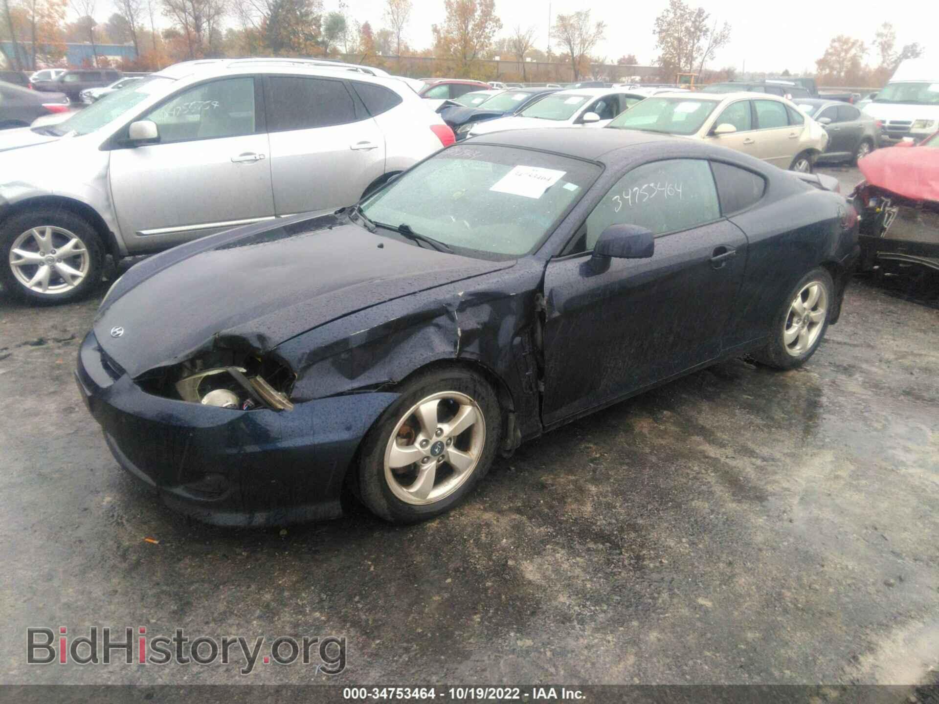 2006 HYUNDAI TIBURON - VIN: KMHHM65D86U202314 - Фото 2
