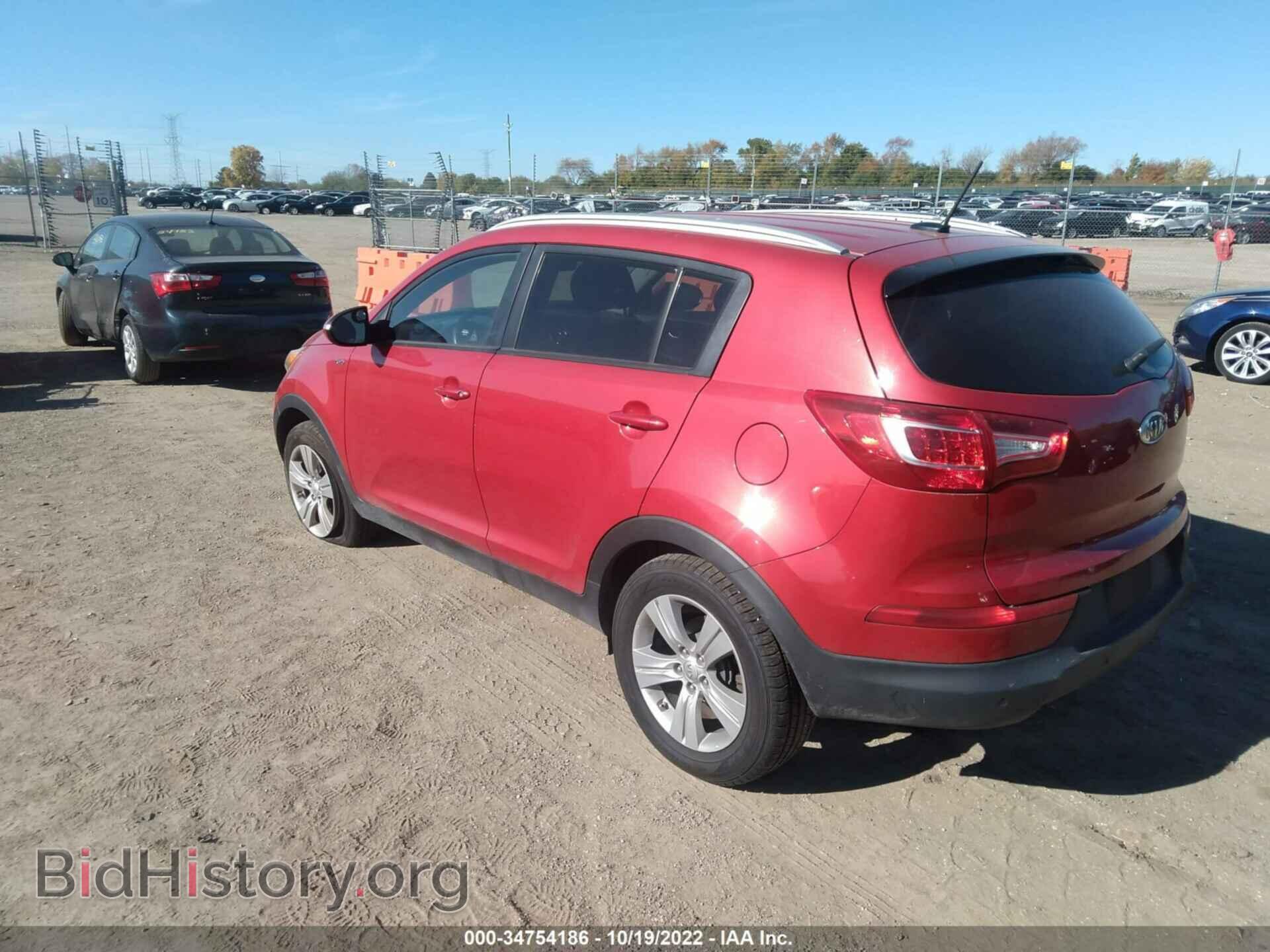 2012 KIA SPORTAGE - VIN: KNDPBCA2XC7252800 - Фото 3