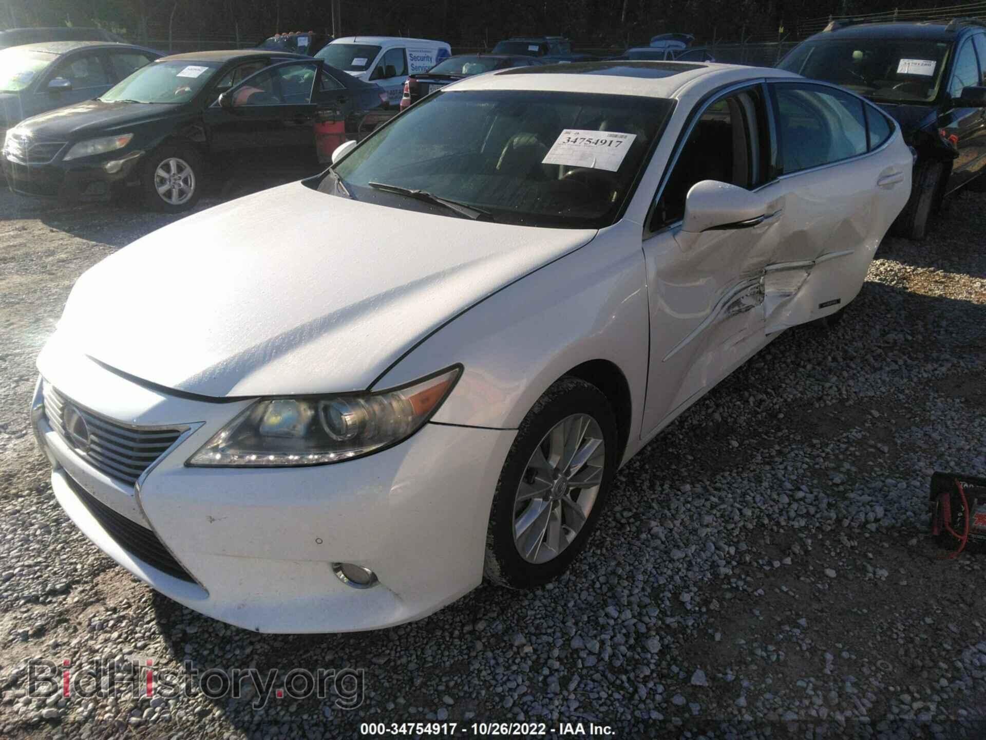 2013 LEXUS ES 300H - VIN: JTHBW1GG3D2024401 - Фото 2