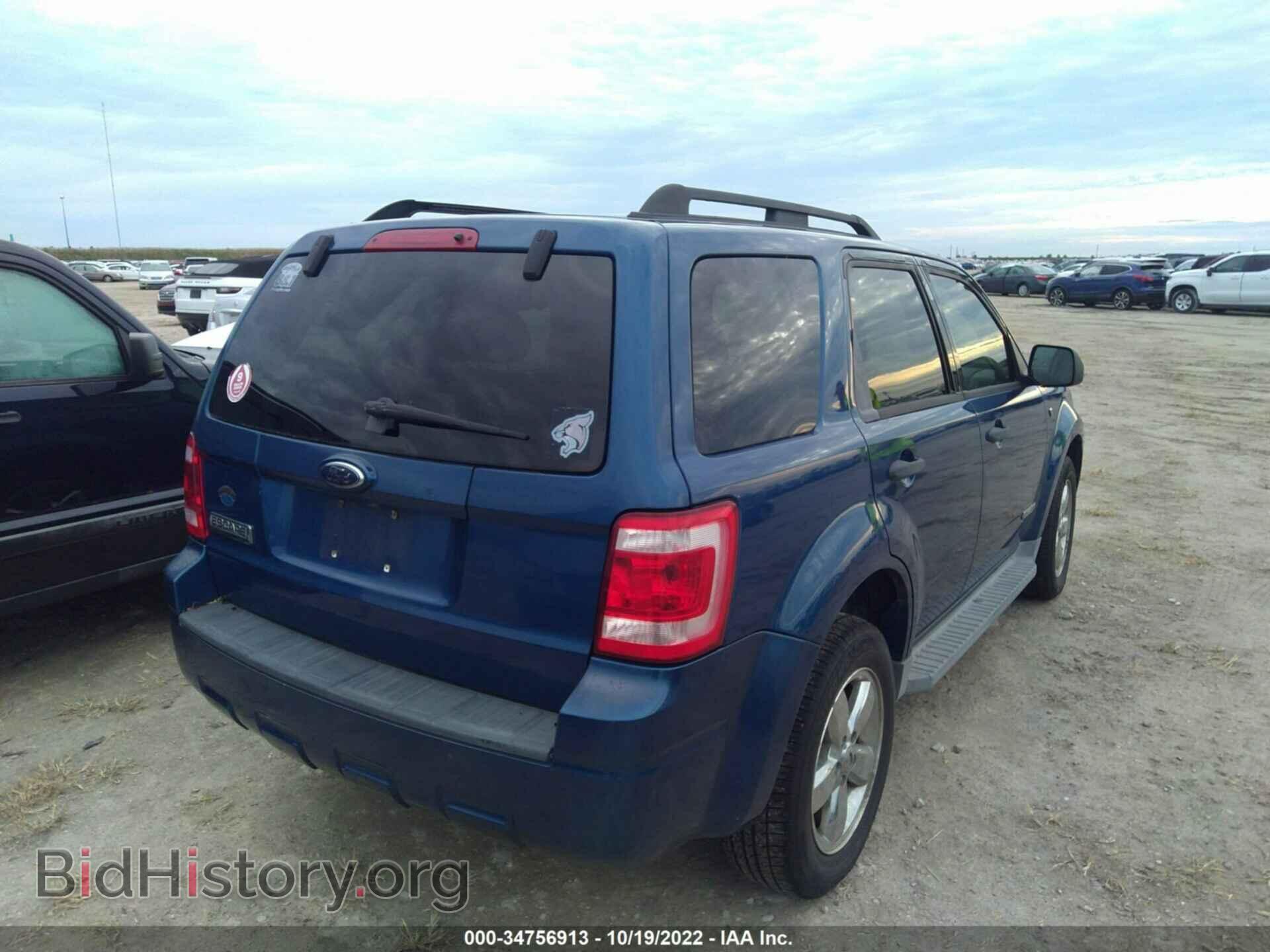2008 FORD ESCAPE - VIN: 1FMCU03128KD67886 - Фото 4