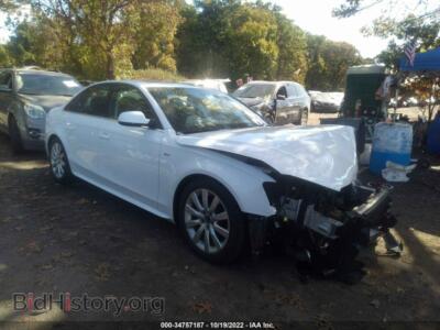2015 Audi A4 Premium, white — VIN WAUBFAFL3FN032254, IAAI