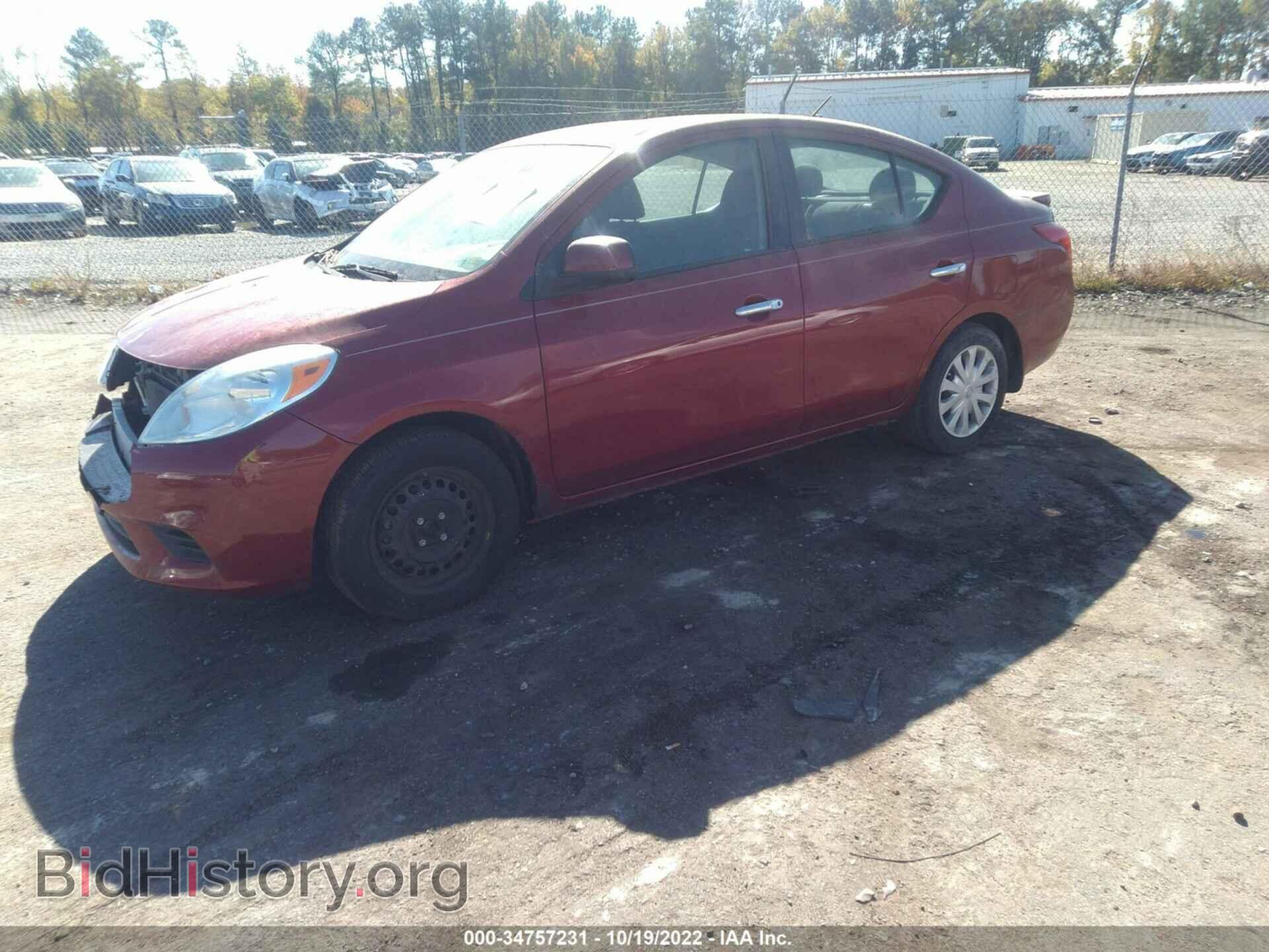 2014 NISSAN VERSA - VIN: 3N1CN7AP1EL834715 - Фото 2