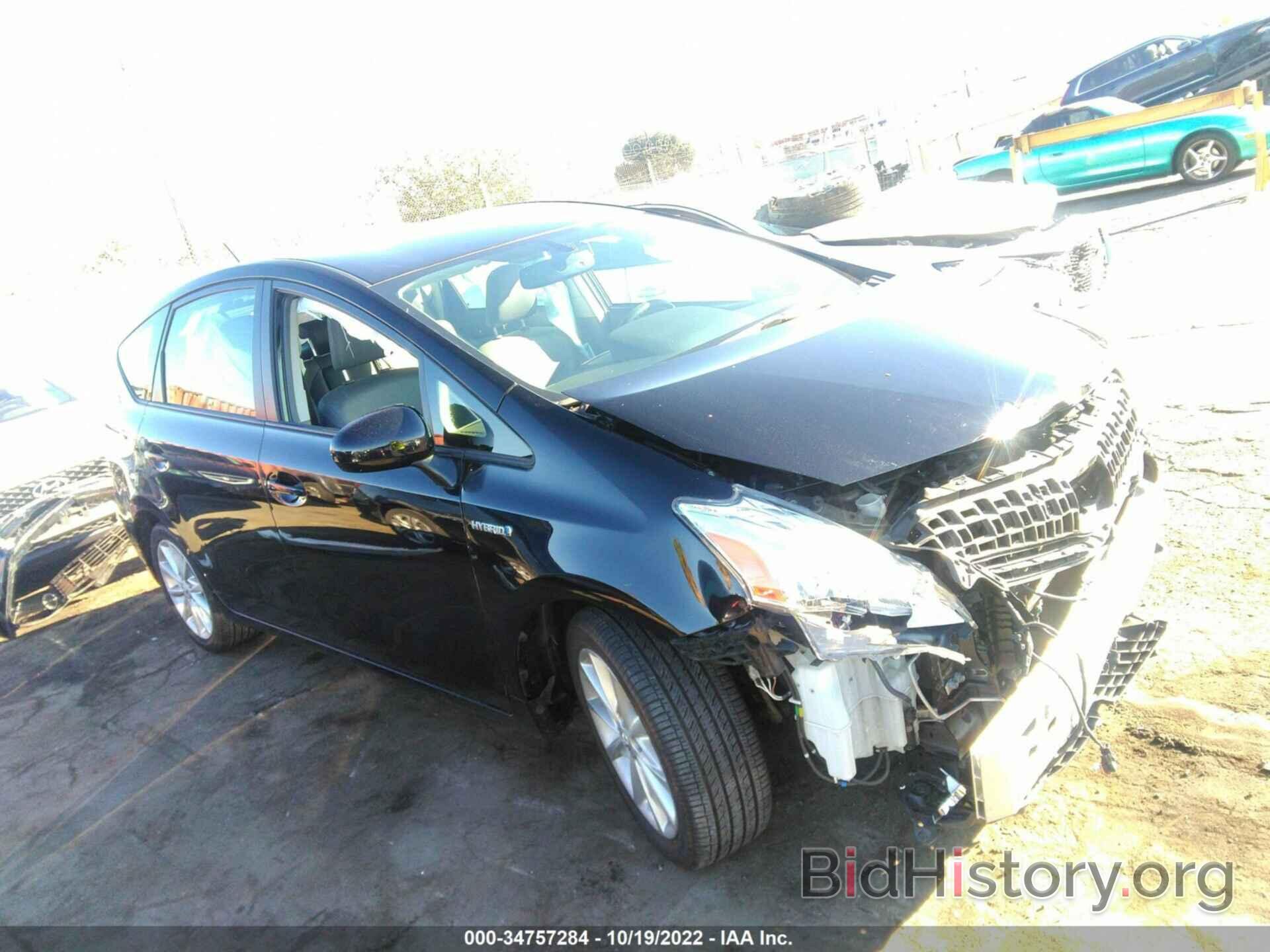 Photo JTDZN3EU6C3180397 - TOYOTA PRIUS V 2012