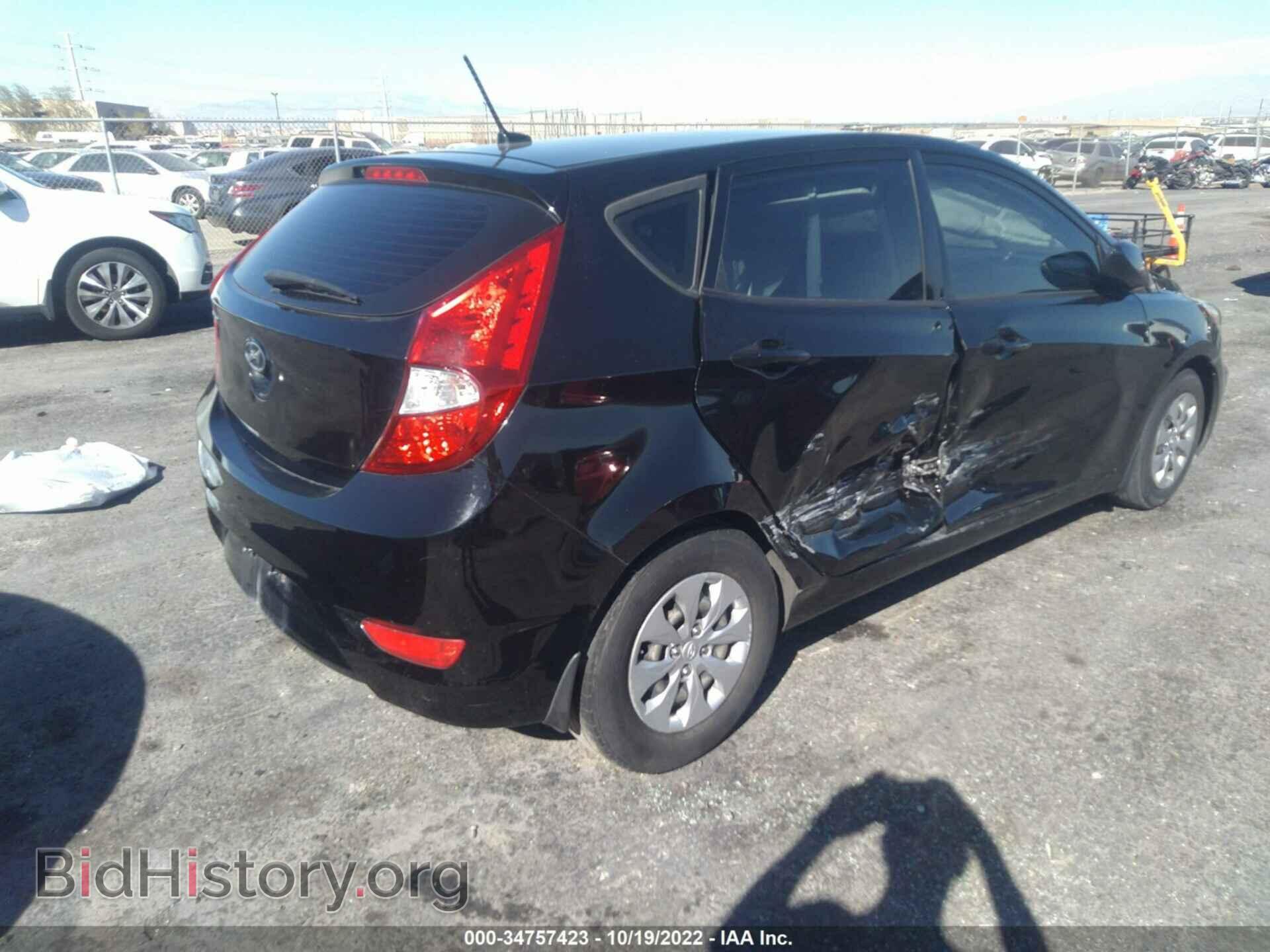2016 HYUNDAI ACCENT - VIN: KMHCT5AE7GU239250 - Фото 4