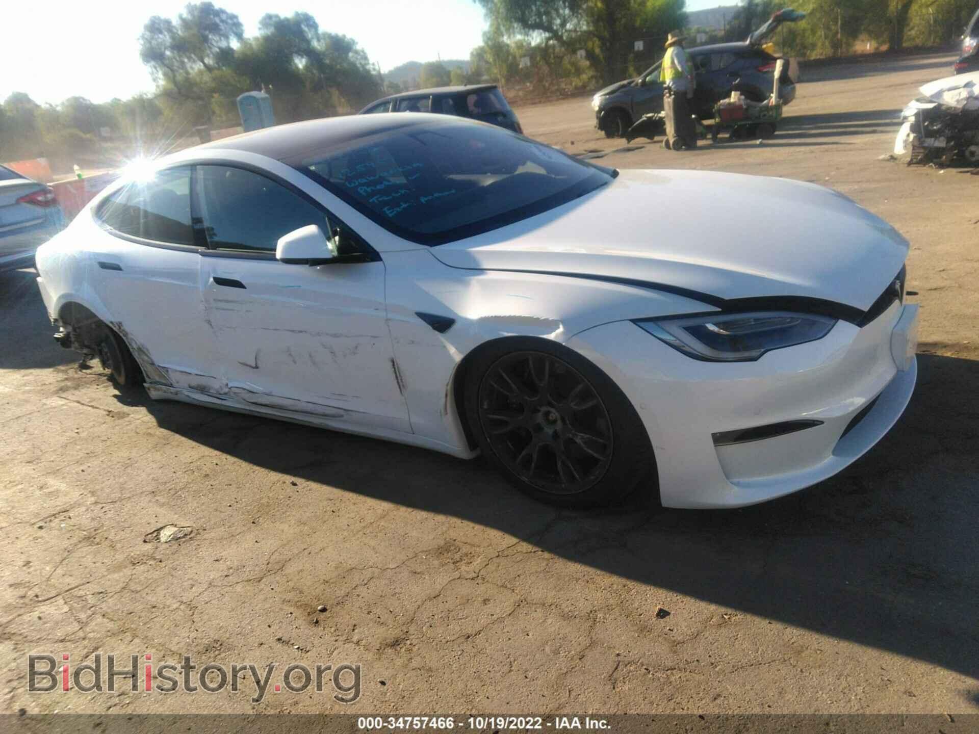 Фотография 5YJSA1E69NF459707 - TESLA MODEL S 2022