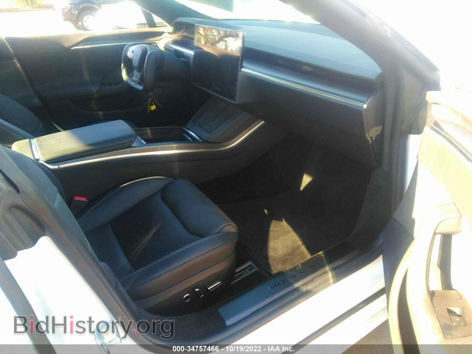 2022 TESLA MODEL S - VIN: 5YJSA1E69NF459707 - Photo 5