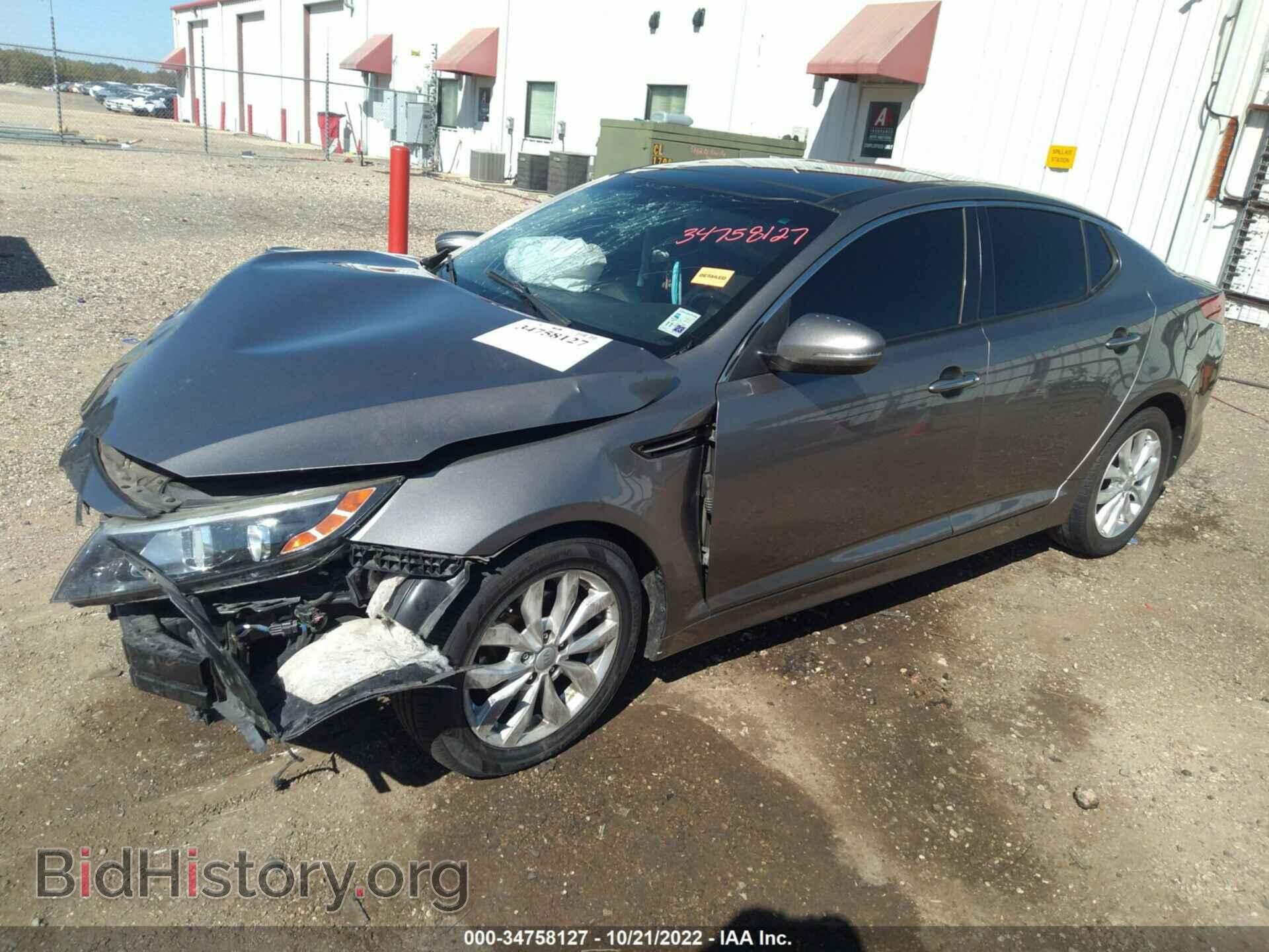 2015 KIA OPTIMA - VIN: 5XXGN4A73FG391316 - Фото 2