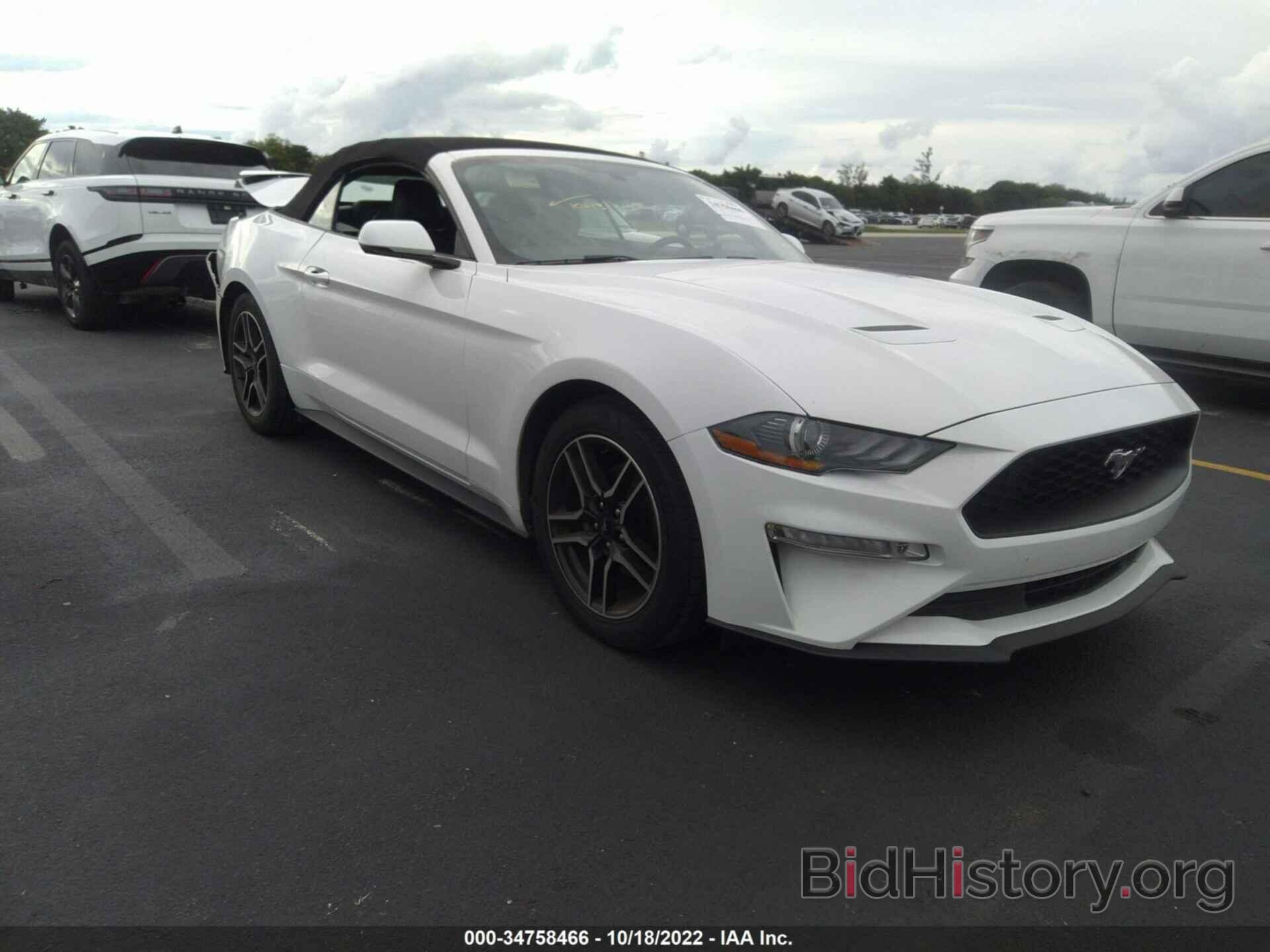 Photo 1FATP8UH4L5185738 - FORD MUSTANG 2020