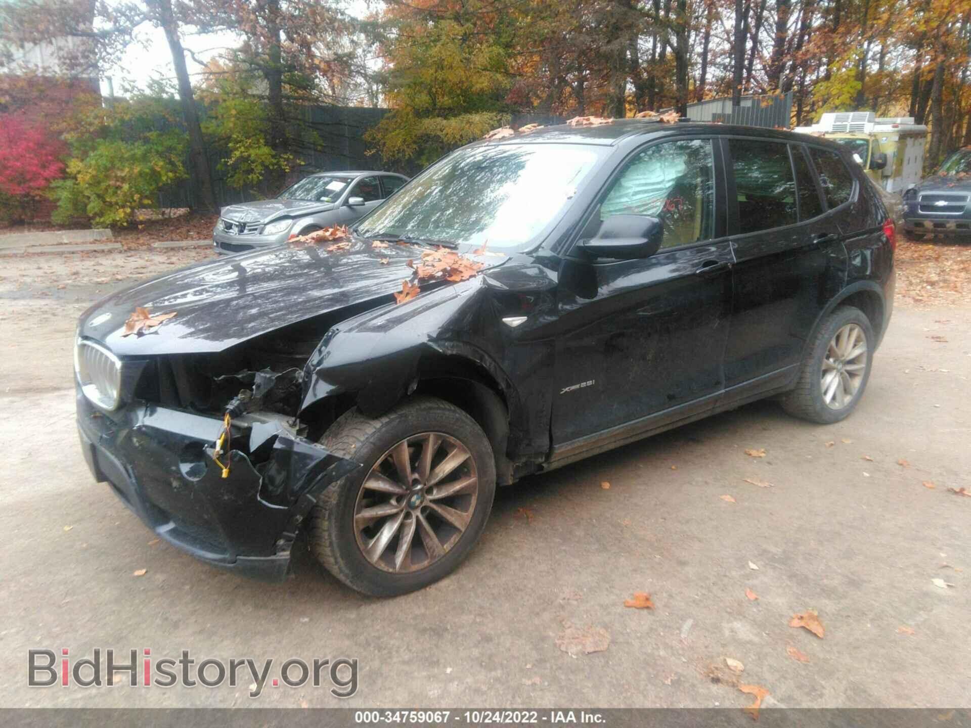 2013 BMW X3 - VIN: 5UXWX9C56D0D02191 - Фото 2