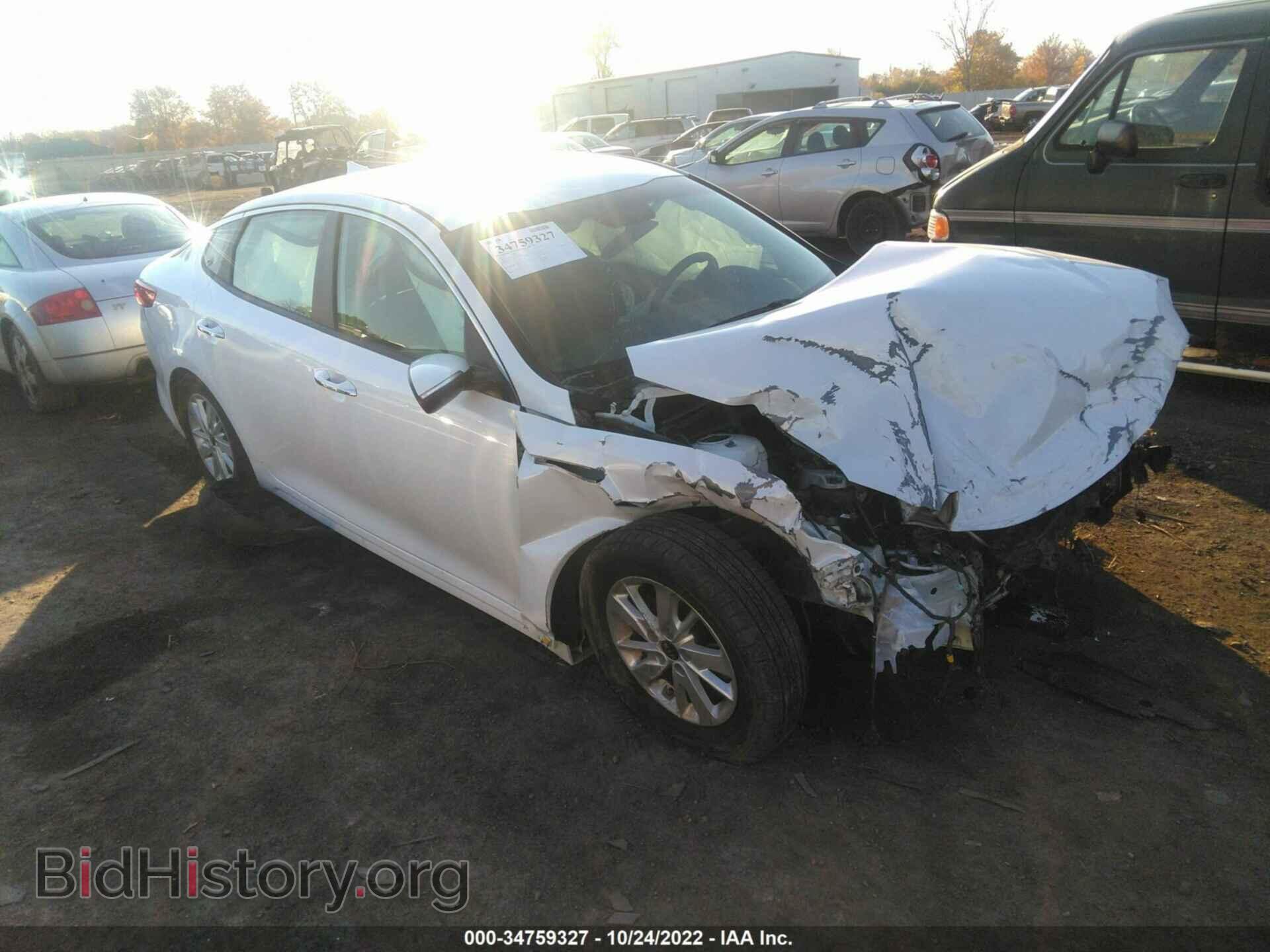 Фотография KNAGT4L33G5103619 - KIA OPTIMA 2016