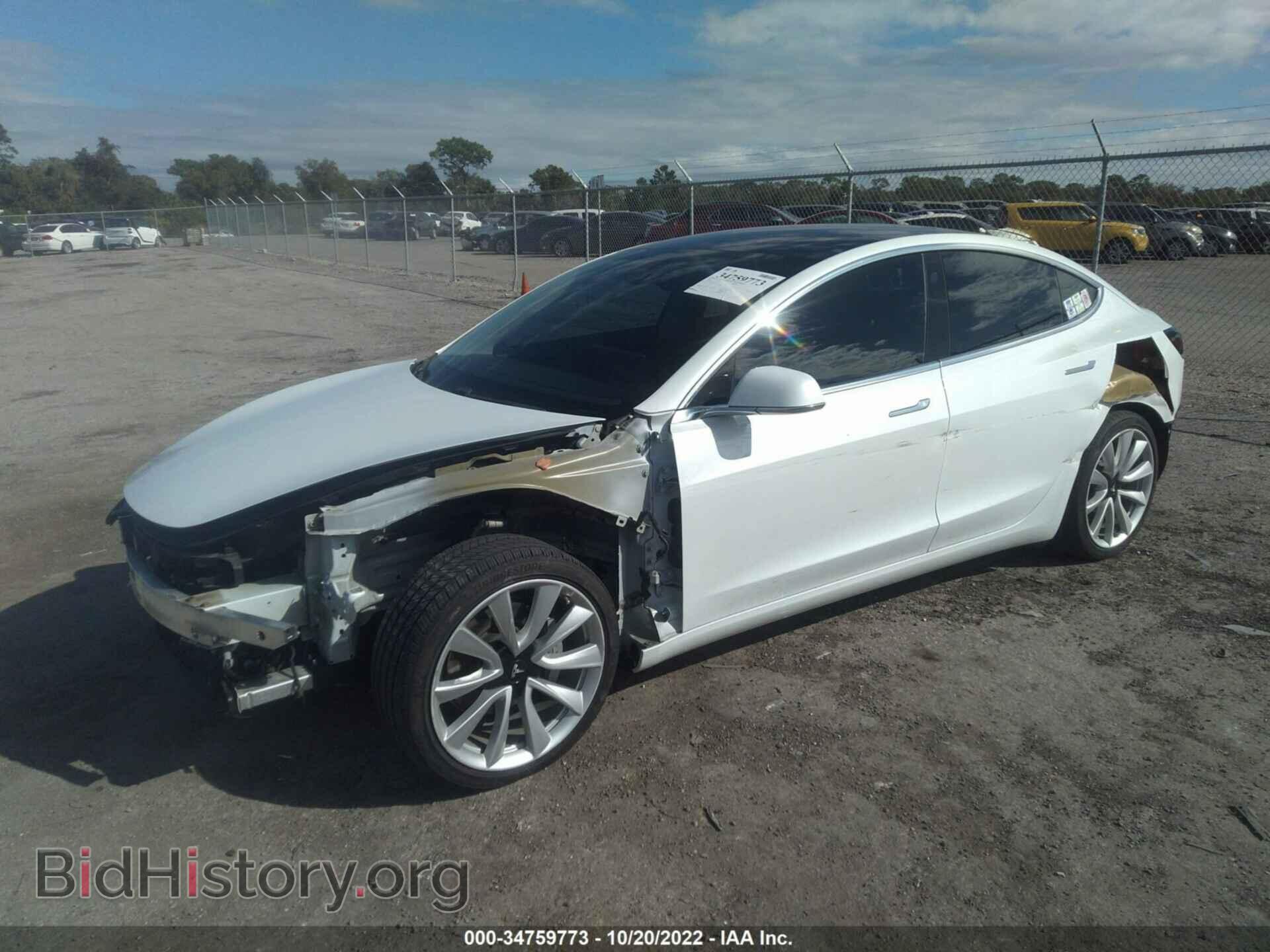 2018 TESLA MODEL 3 - VIN: 5YJ3E1EA5JF053723 - Фото 2
