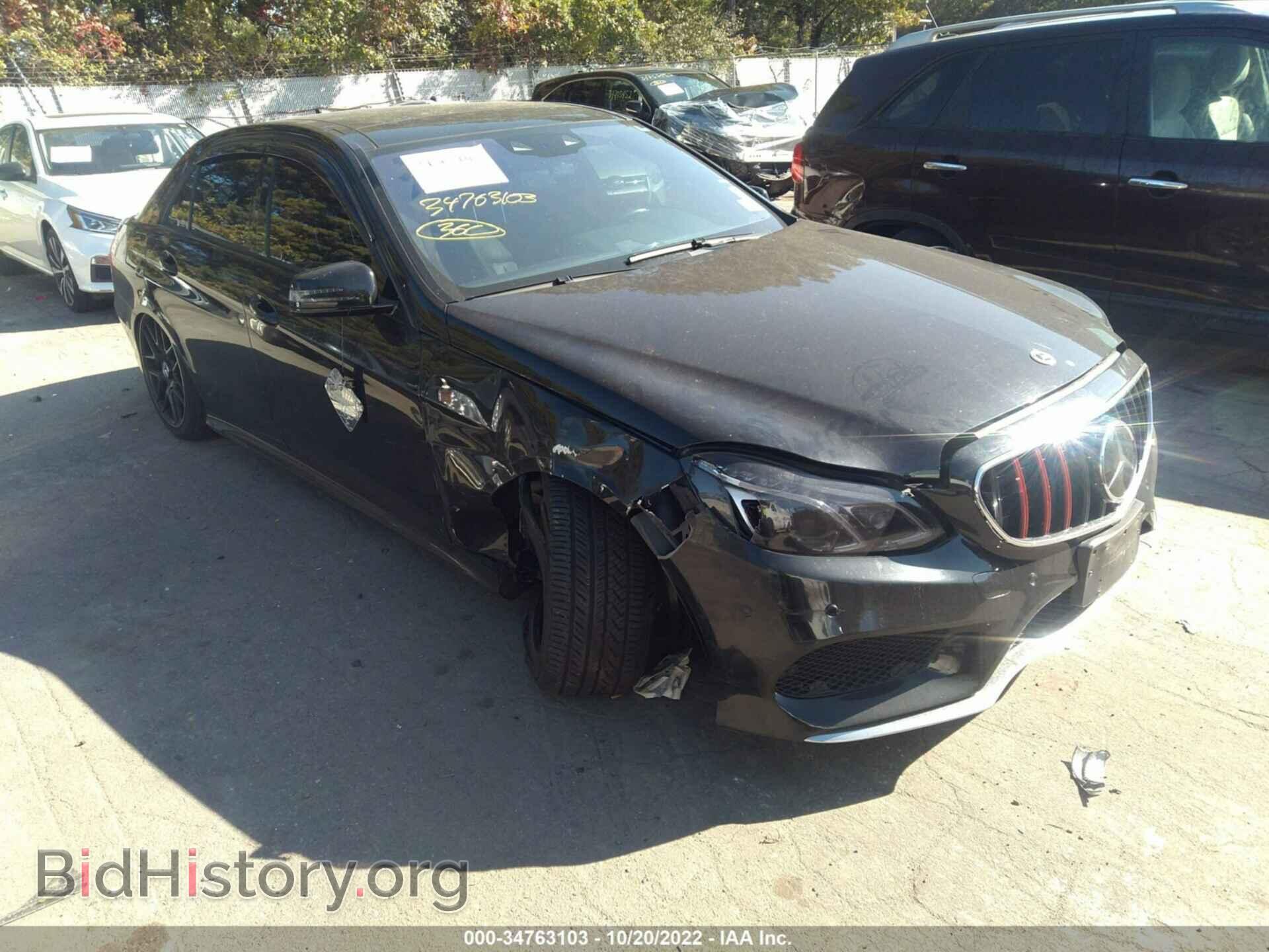 Photo WDDHF9BB1EA950556 - MERCEDES-BENZ E-CLASS 2014