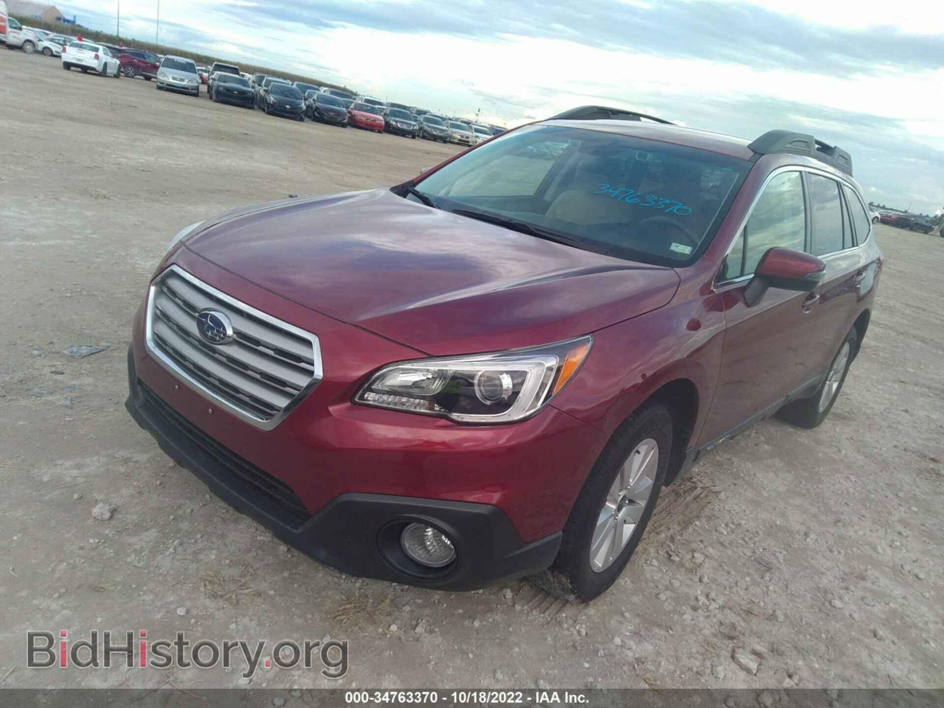 2016 SUBARU OUTBACK - VIN: 4S4BSBFC2G3210698 - Фото 2