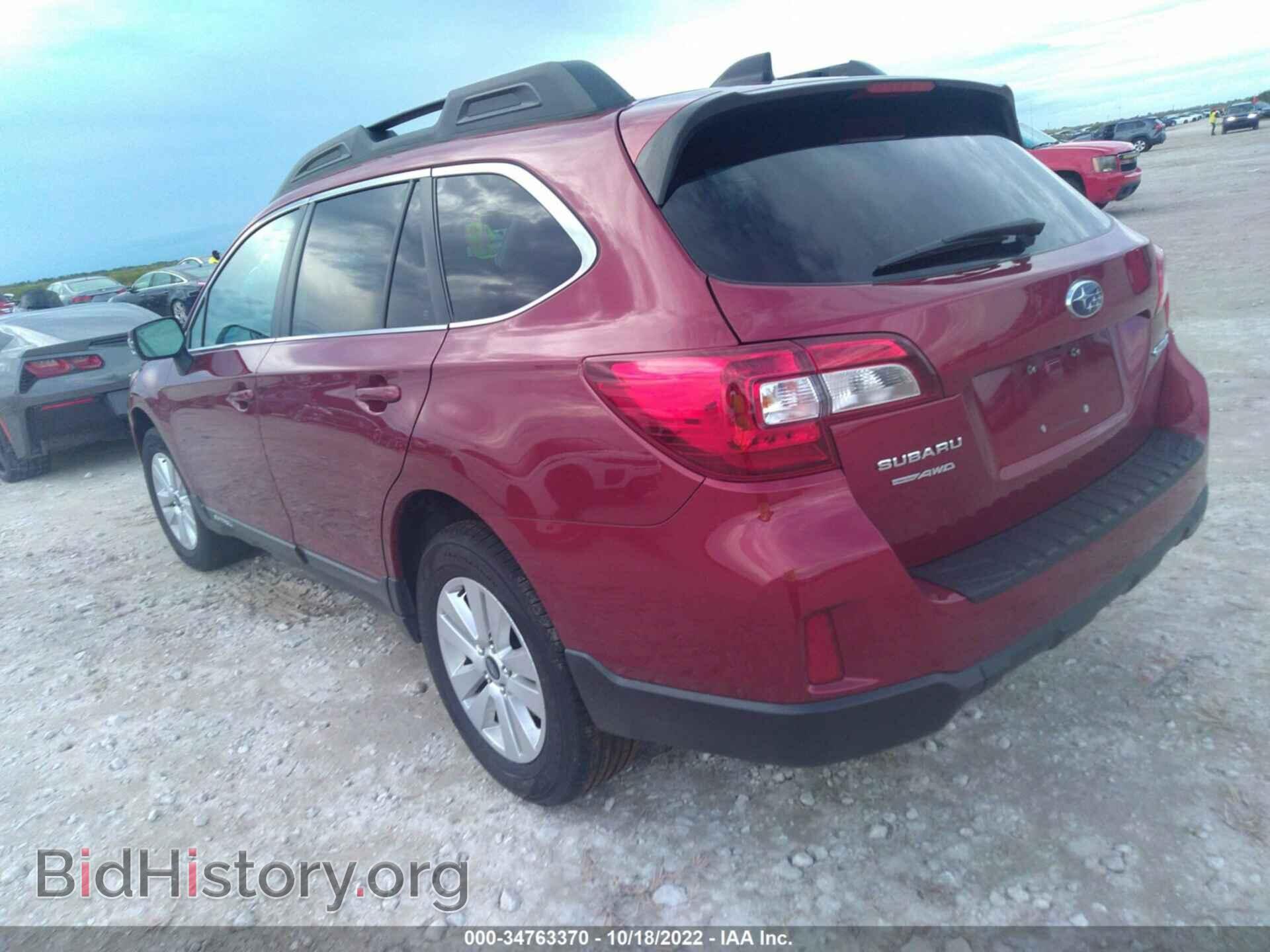 2016 SUBARU OUTBACK - VIN: 4S4BSBFC2G3210698 - Фото 3