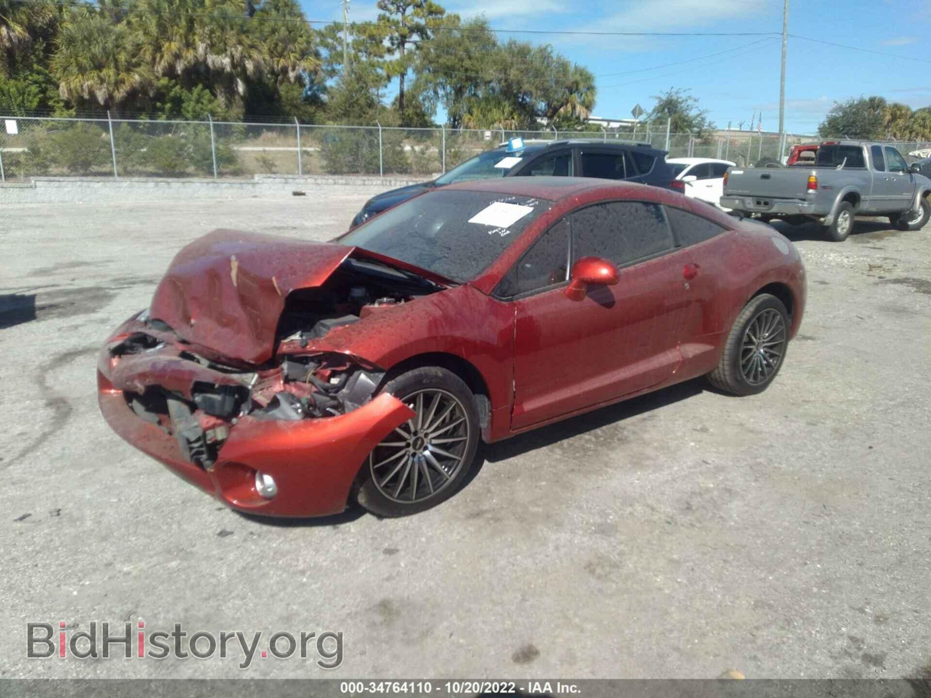 2008 MITSUBISHI ECLIPSE - VIN: 4A3AK34T38E029489 - Фото 2