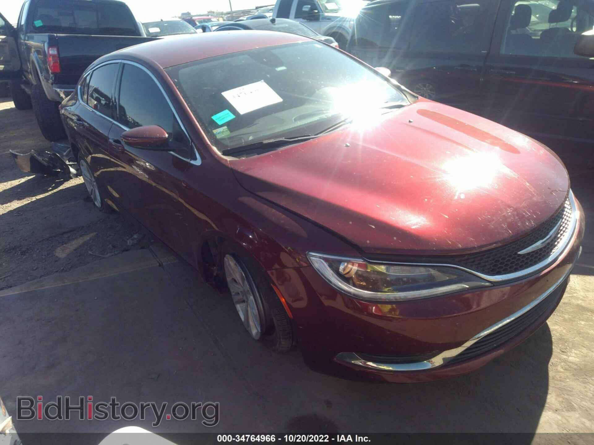 Фотография 1C3CCCAB2FN699721 - CHRYSLER 200 2015