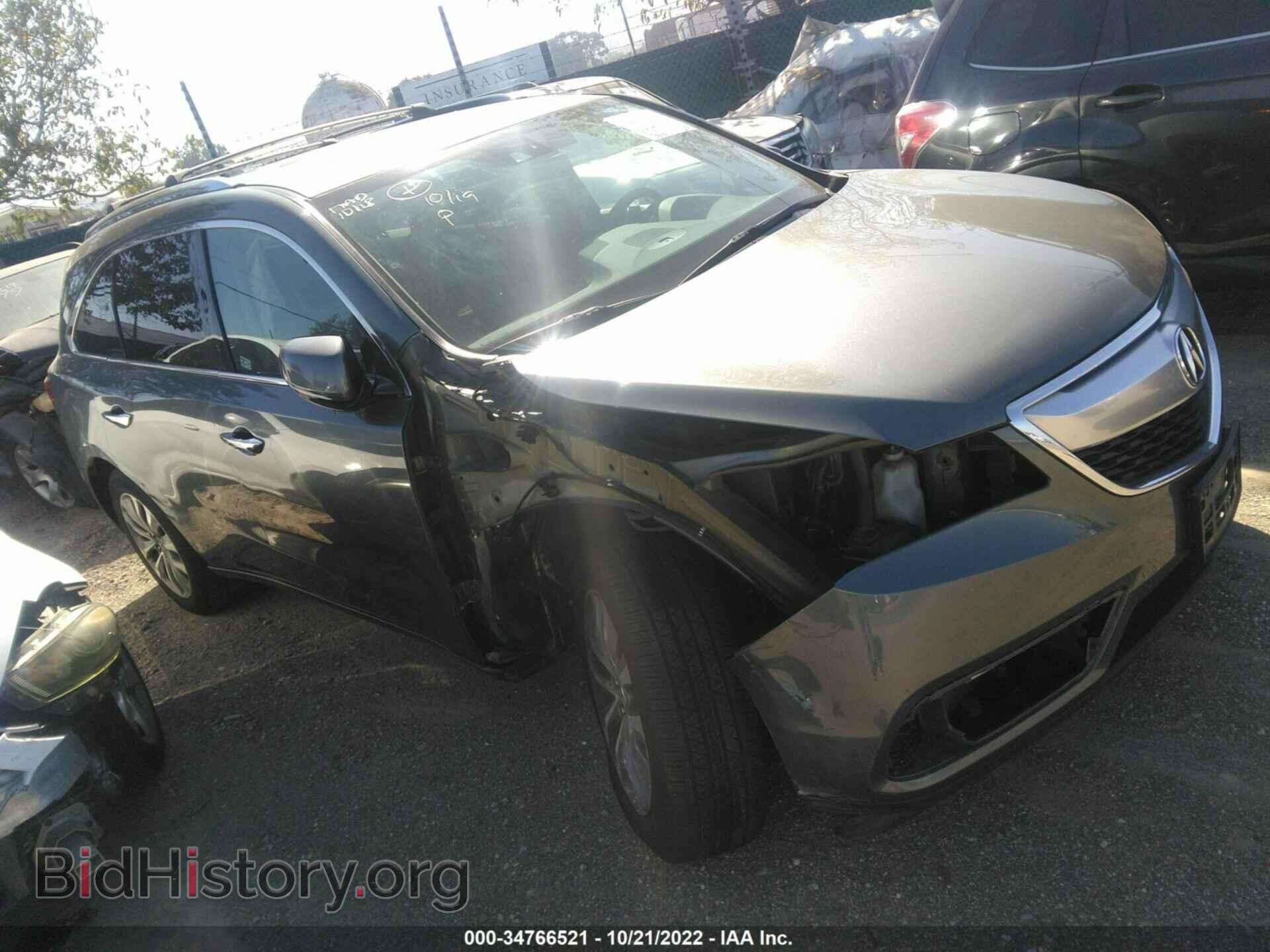 Фотография 5FRYD4H44EB023911 - ACURA MDX 2014