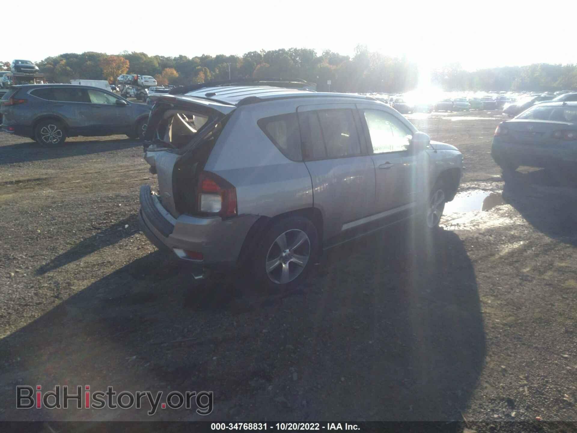 2016 JEEP COMPASS - VIN: 1C4NJDEBXGD653930 - Фото 4