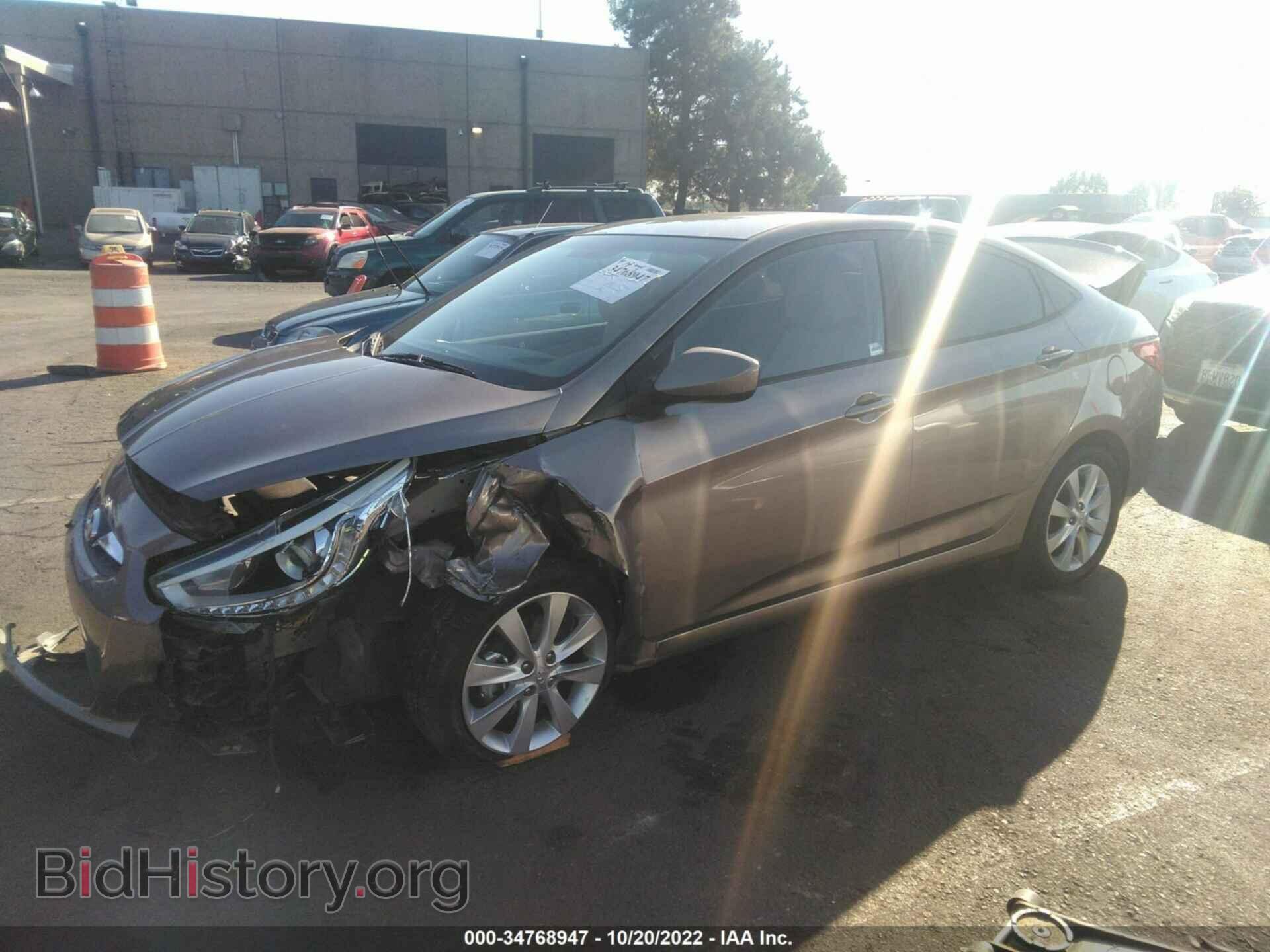 2014 HYUNDAI ACCENT - VIN: KMHCU4AE9EU746929 - Фото 2