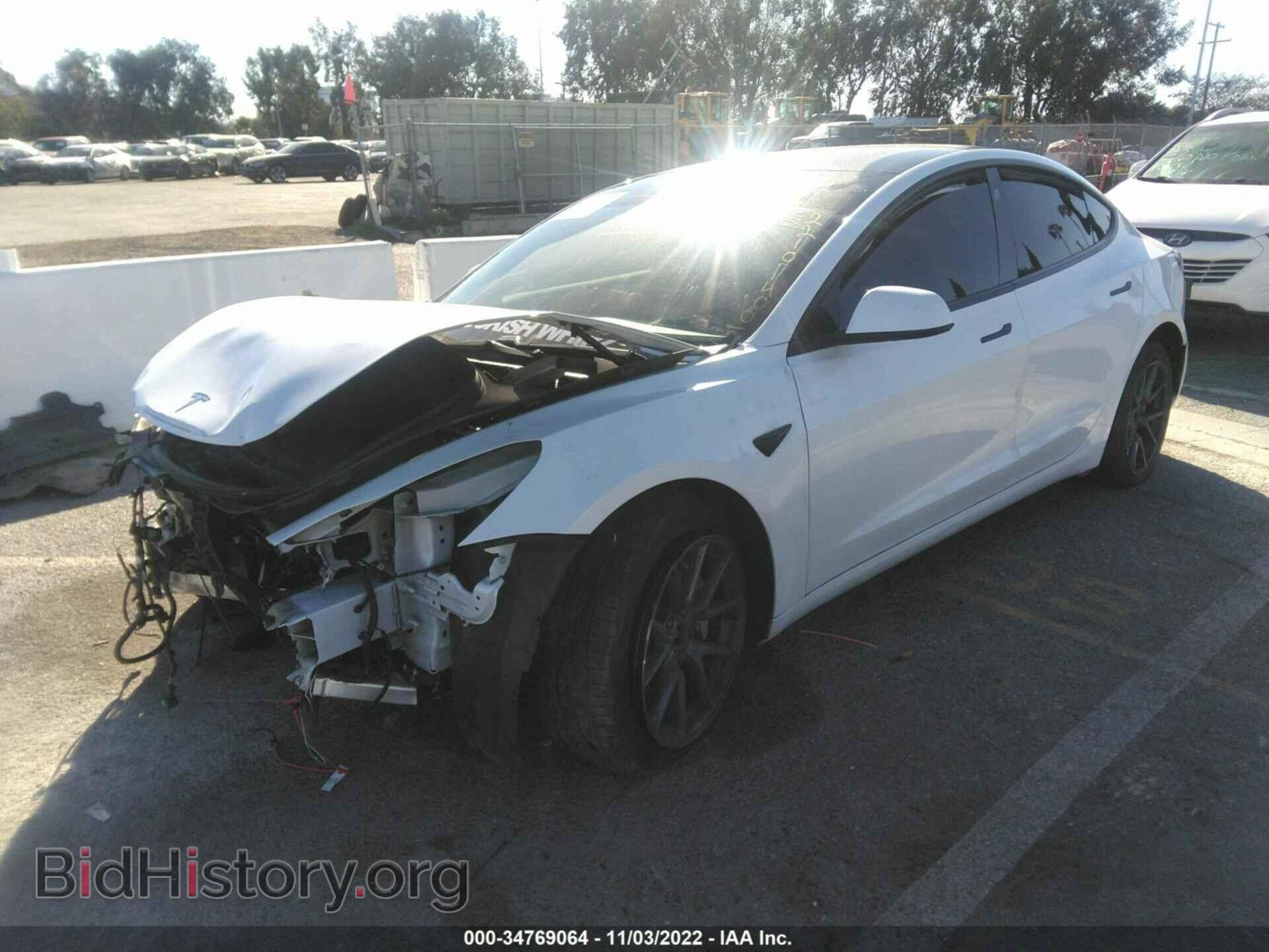 2021 TESLA MODEL 3 - VIN: 5YJ3E1EB9MF072319 - Фото 2