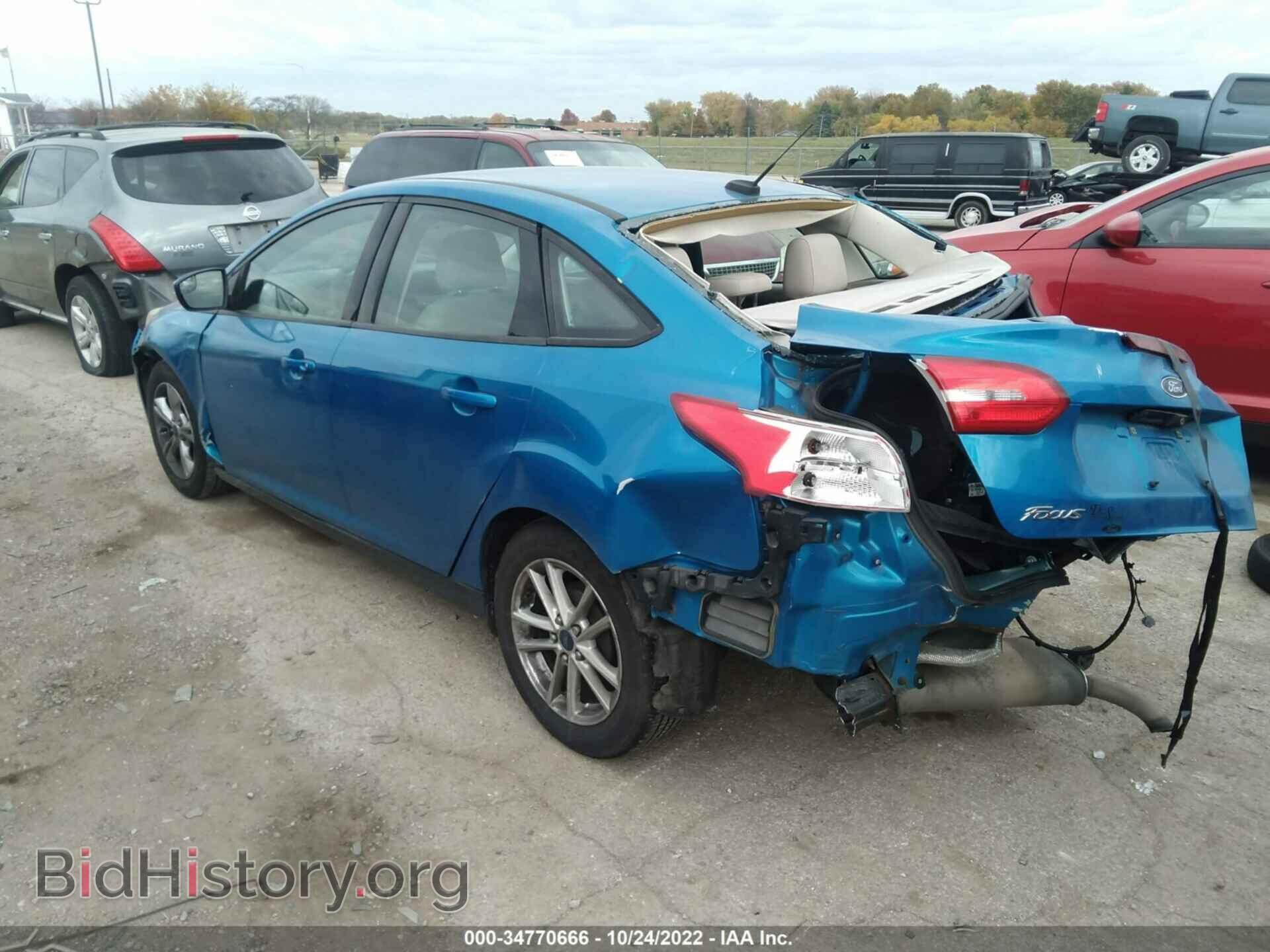 2015 FORD FOCUS - VIN: 1FADP3F26FL329886 - Фото 3