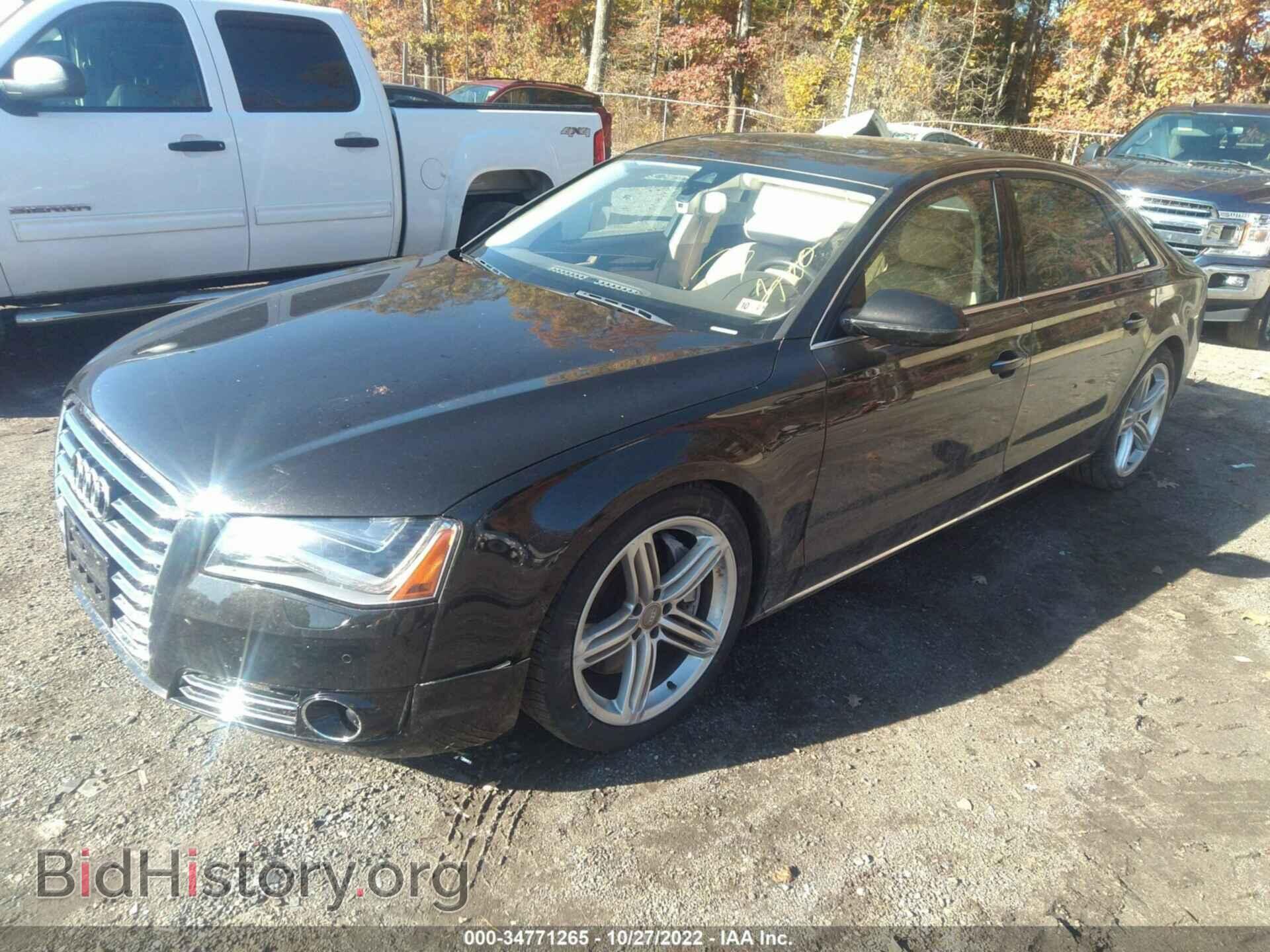 2013 AUDI A8 L - VIN: WAUR2AFD5DN025225 - Фото 2