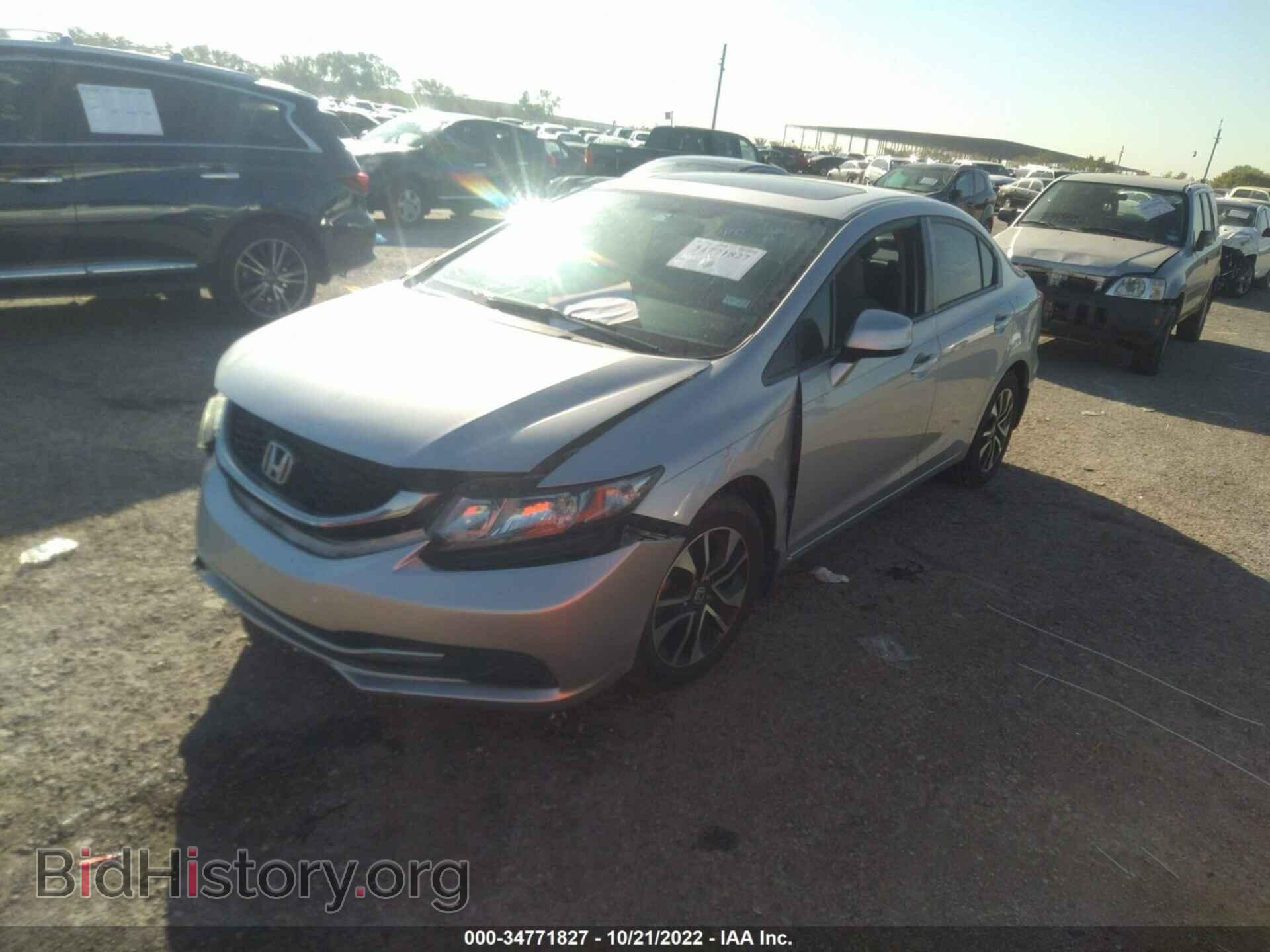 2013 HONDA CIVIC SDN - VIN: 19XFB2F89DE074849 - Фото 2