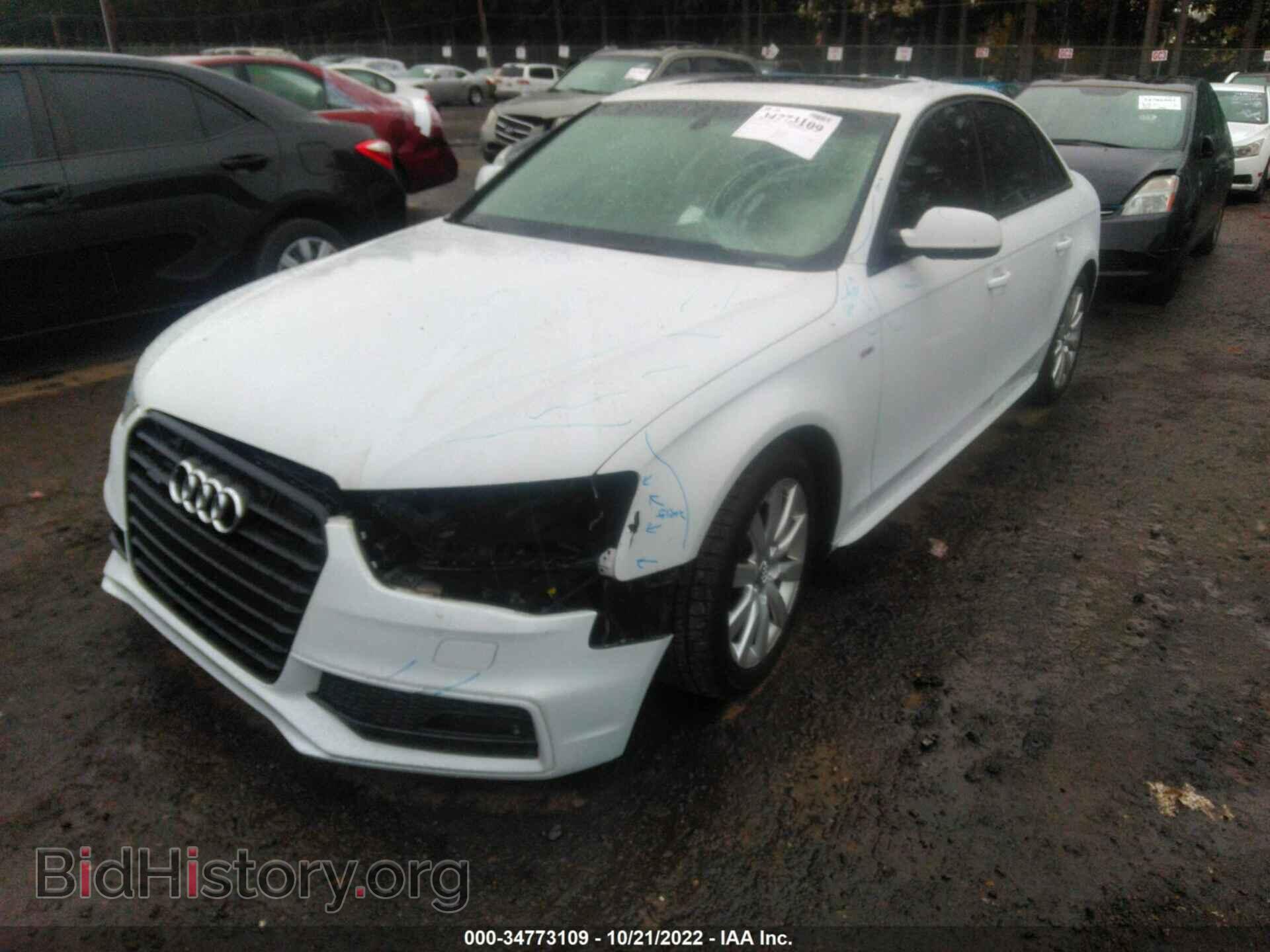 2014 AUDI A4 - VIN: WAUKFAFL4EN034982 - Photo 2