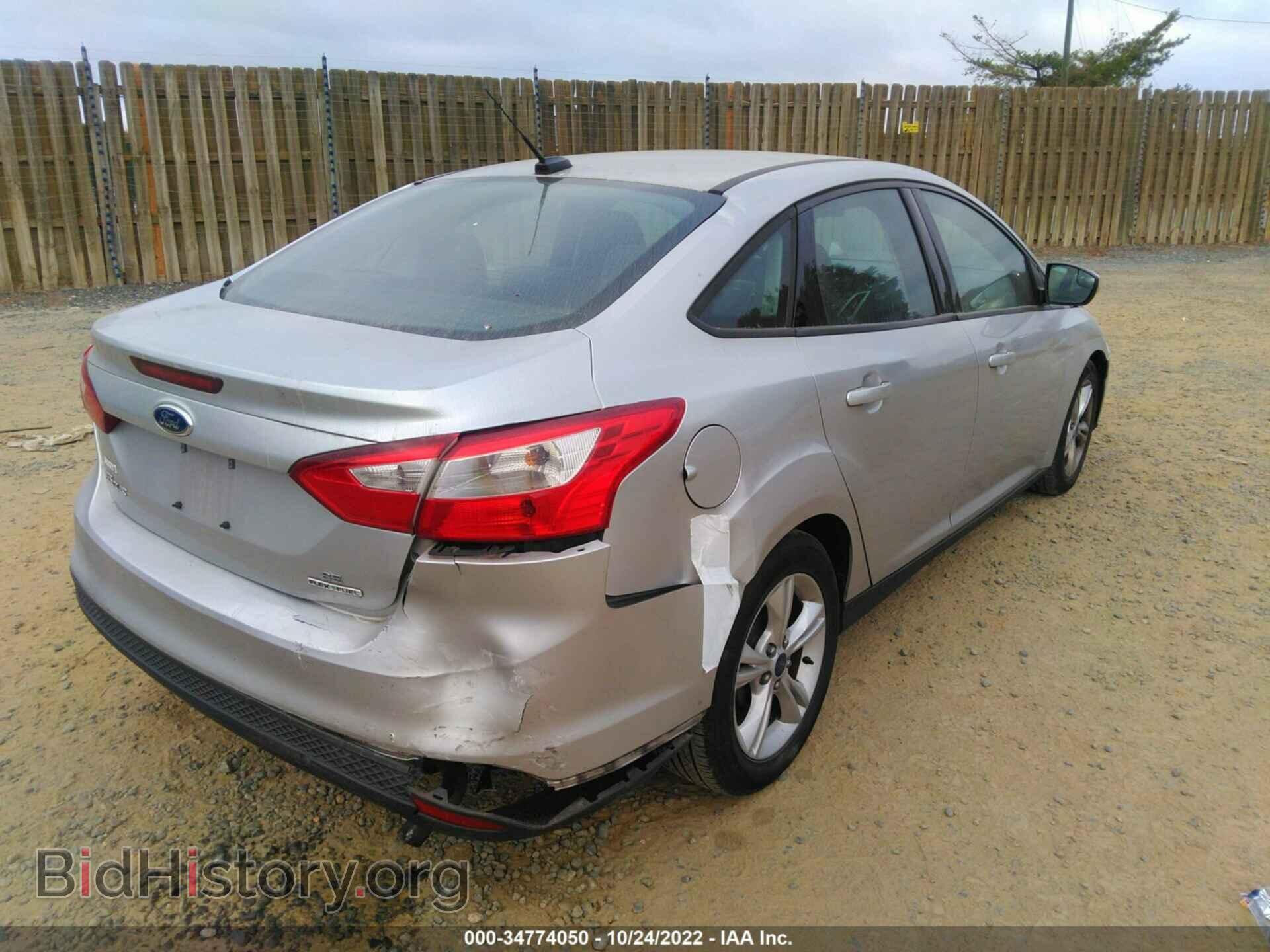 2013 FORD FOCUS - VIN: 1FADP3F25DL369874 - Фото 4