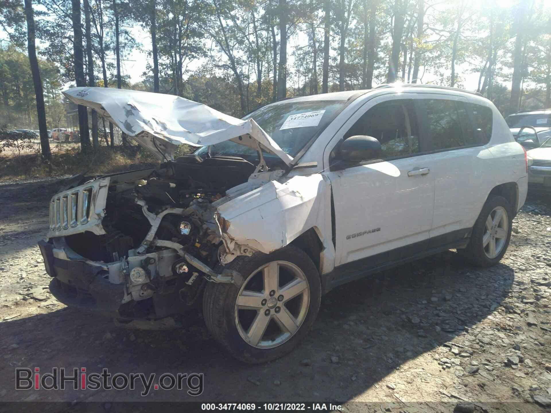 2012 JEEP COMPASS - VIN: 1C4NJCCB3CD514830 - Фото 2