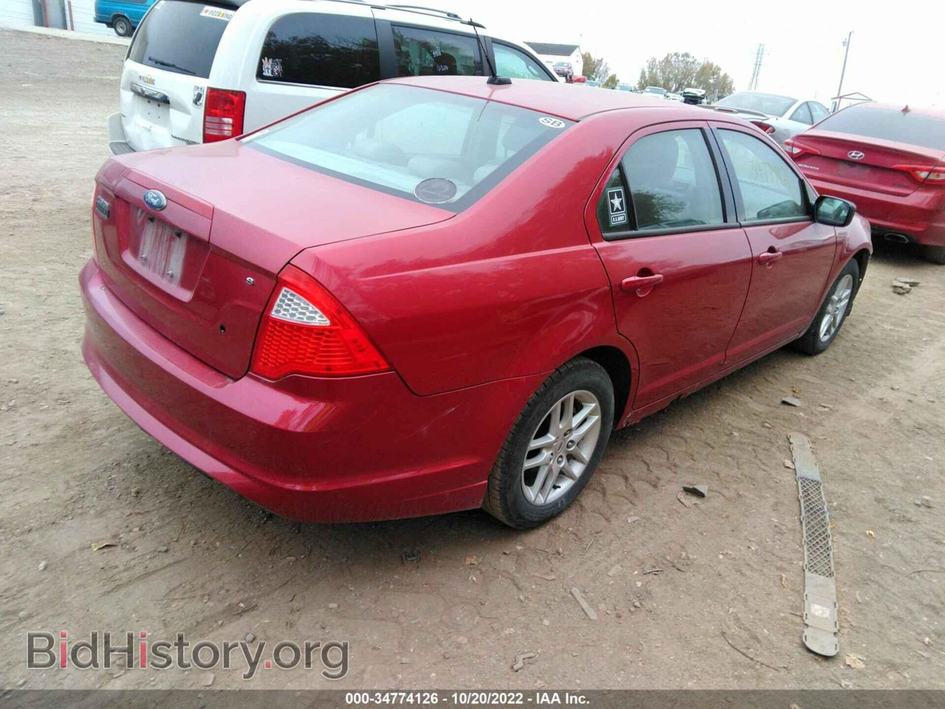 2010 FORD FUSION - VIN: 3FAHP0GA3AR321874 - Фото 4