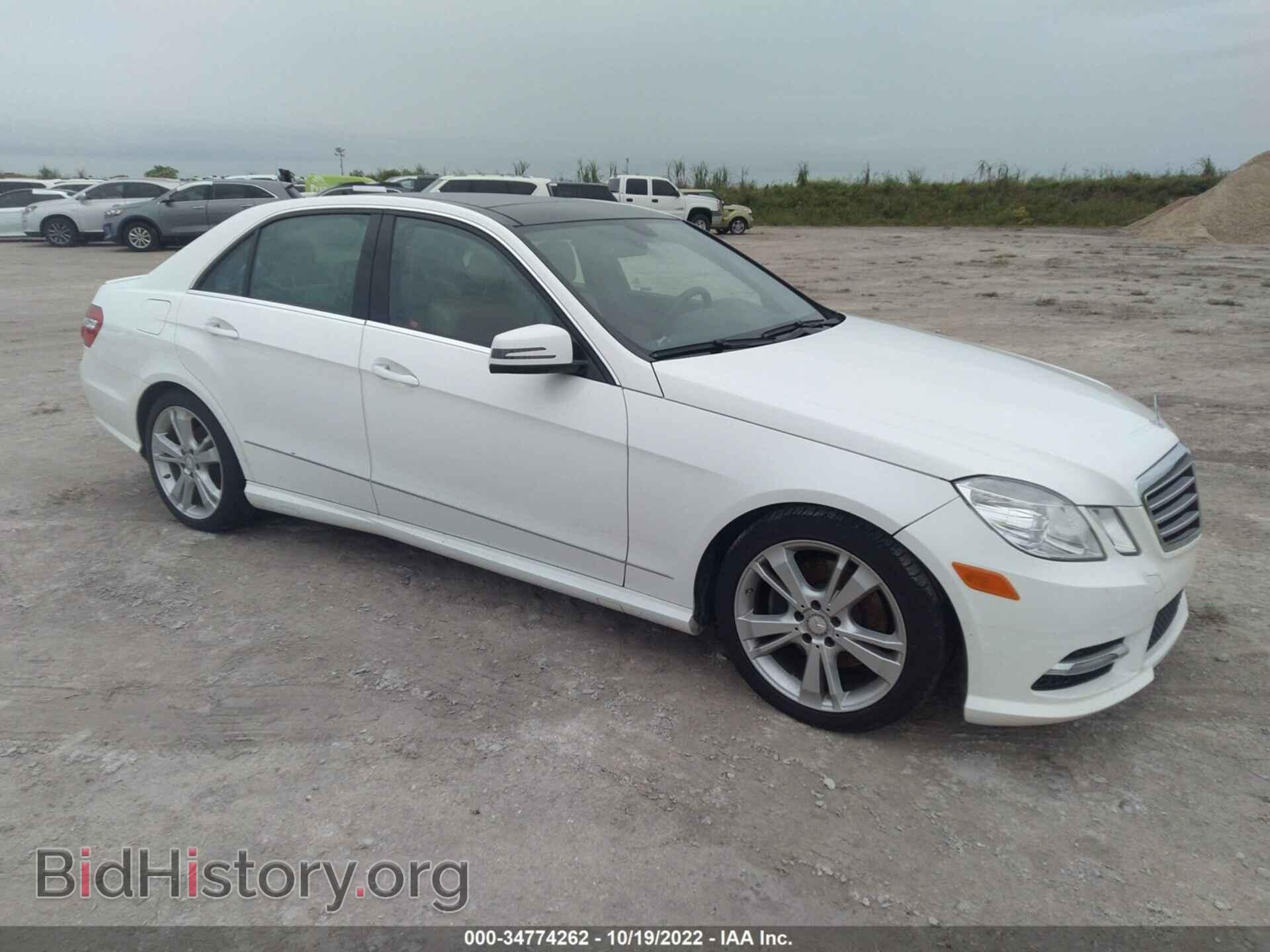 Фотография WDDHF5KBXDA663062 - MERCEDES-BENZ E-CLASS 2013