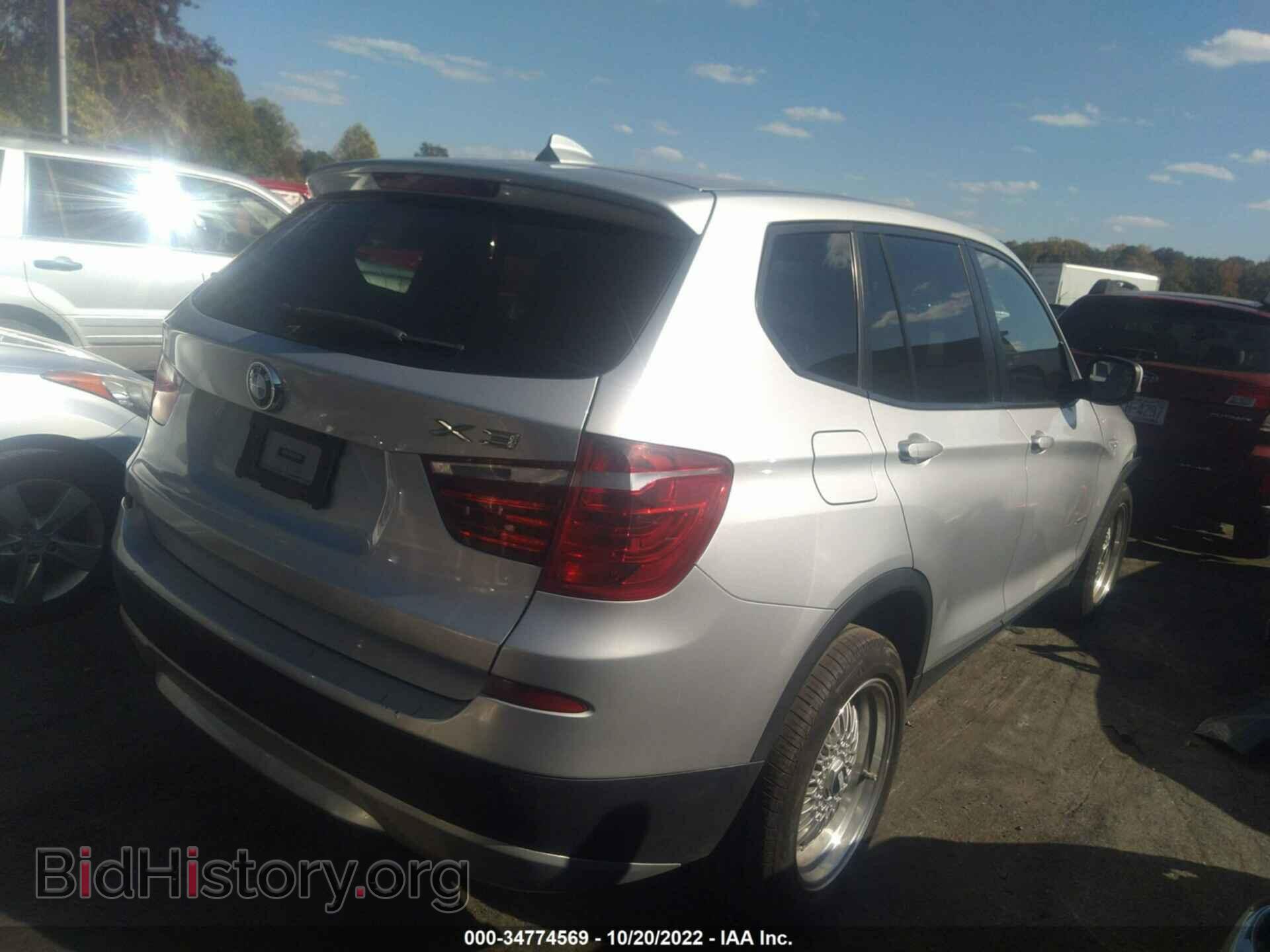 2011 BMW X3 - VIN: 5UXWX5C50BL701065 - Фото 4