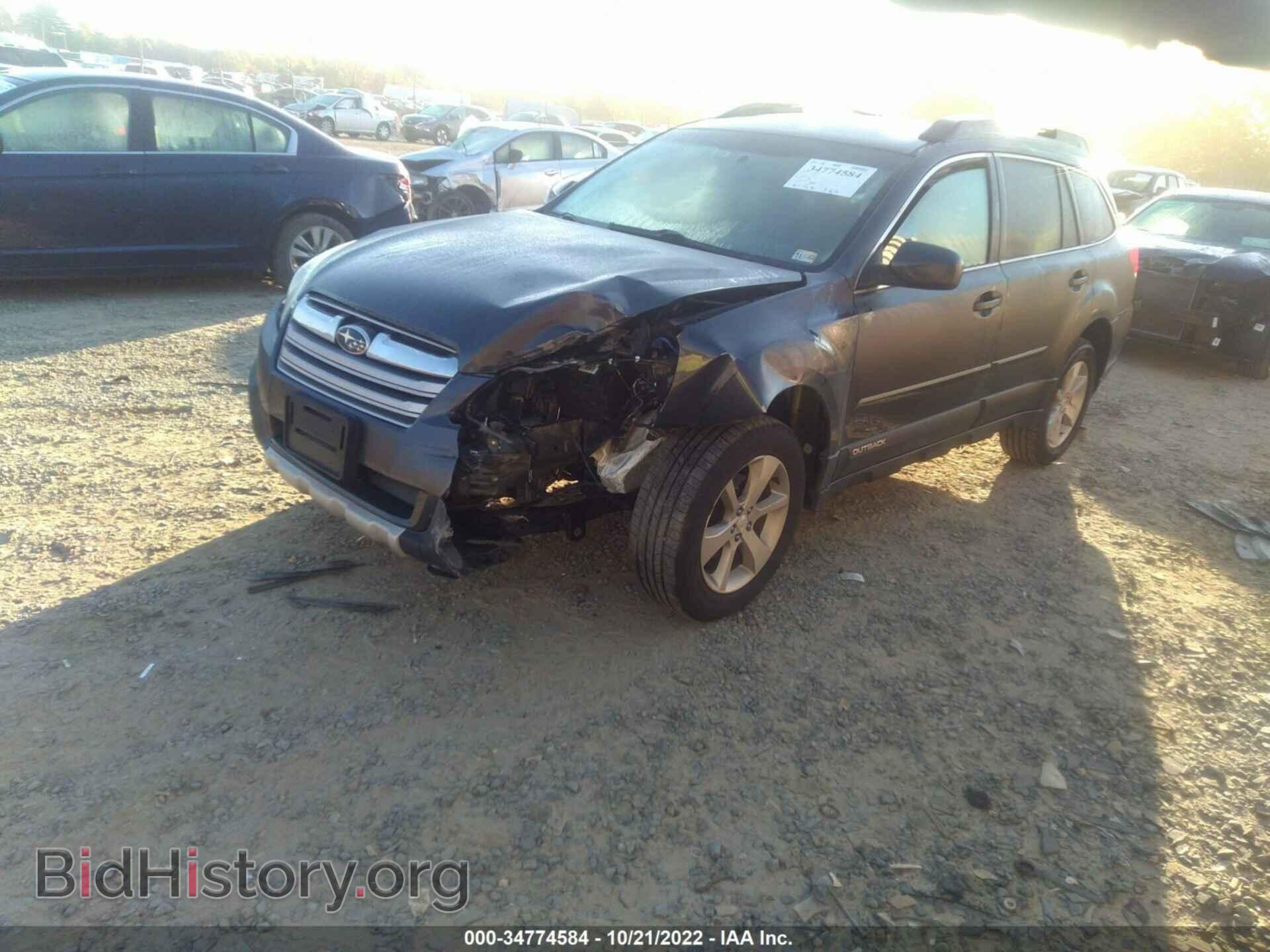 2013 SUBARU OUTBACK - VIN: 4S4BRBKC1D3287933 - Фото 2