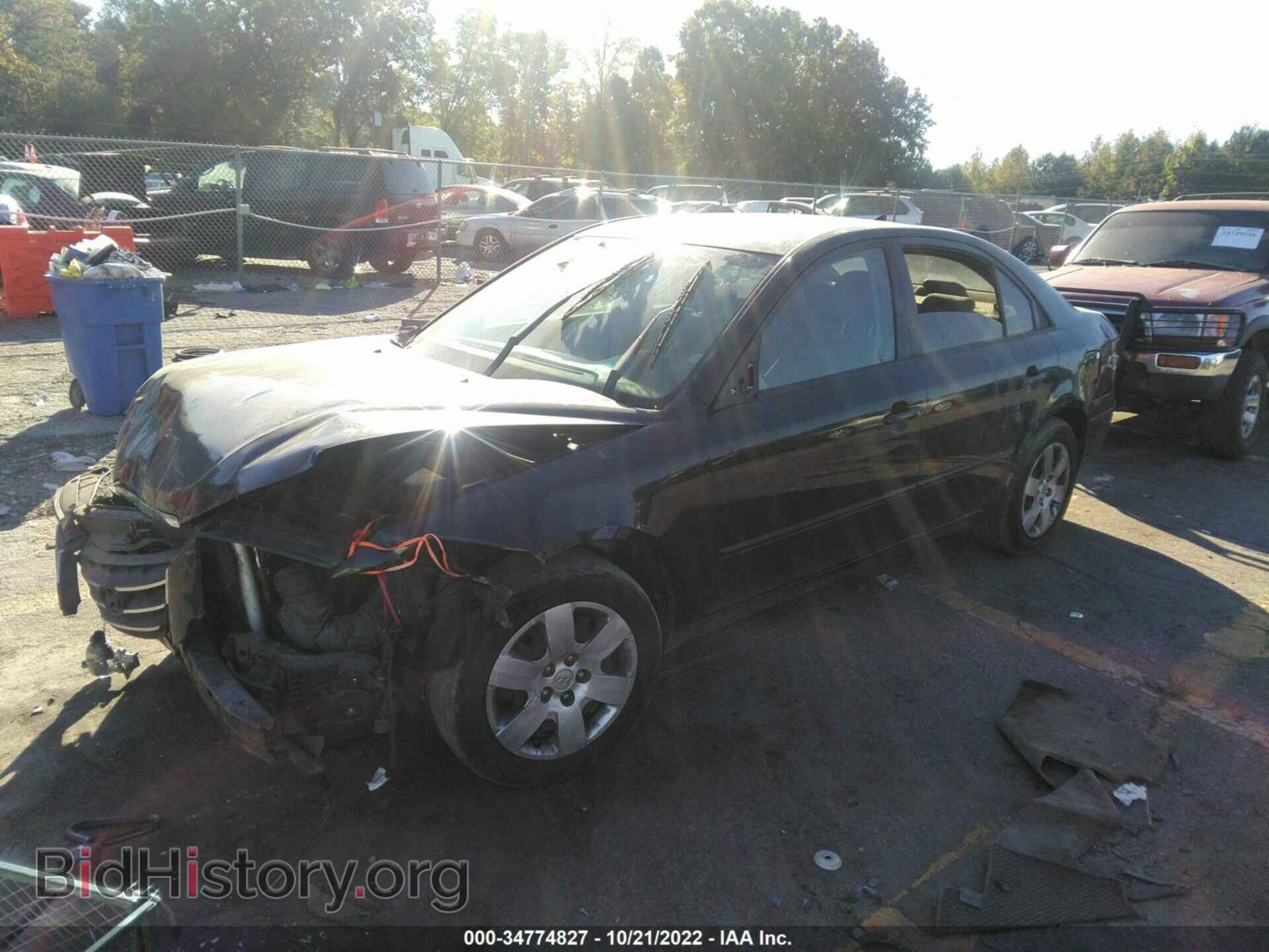 2009 HYUNDAI SONATA - VIN: 5NPET46C19H557831 - Фото 2