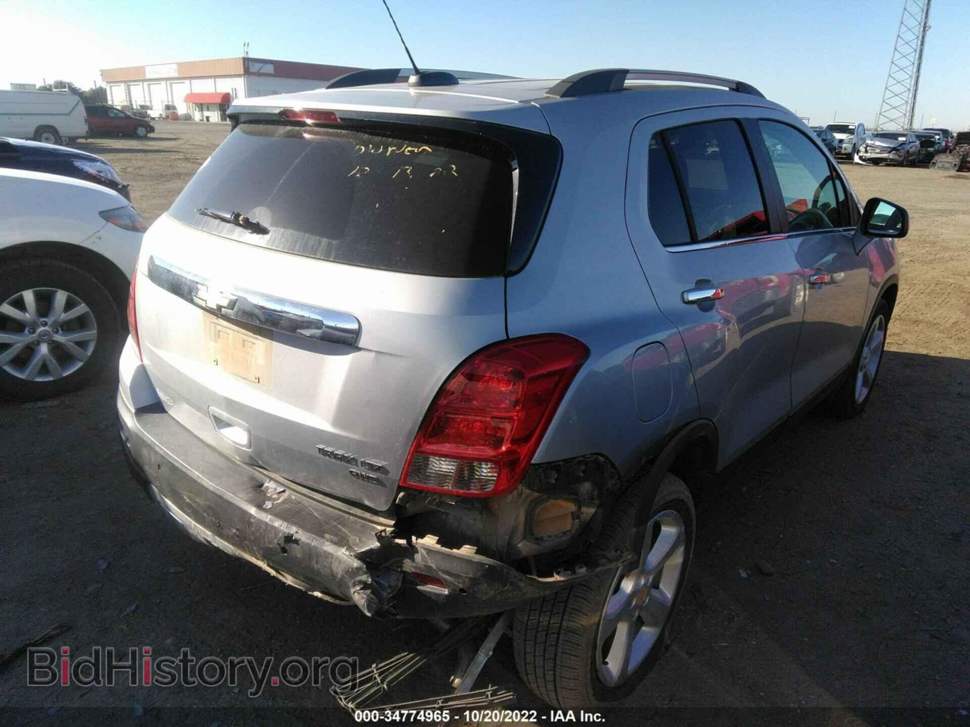 2015 CHEVROLET TRAX - VIN: 3GNCJTSB7FL201519 - Фото 4