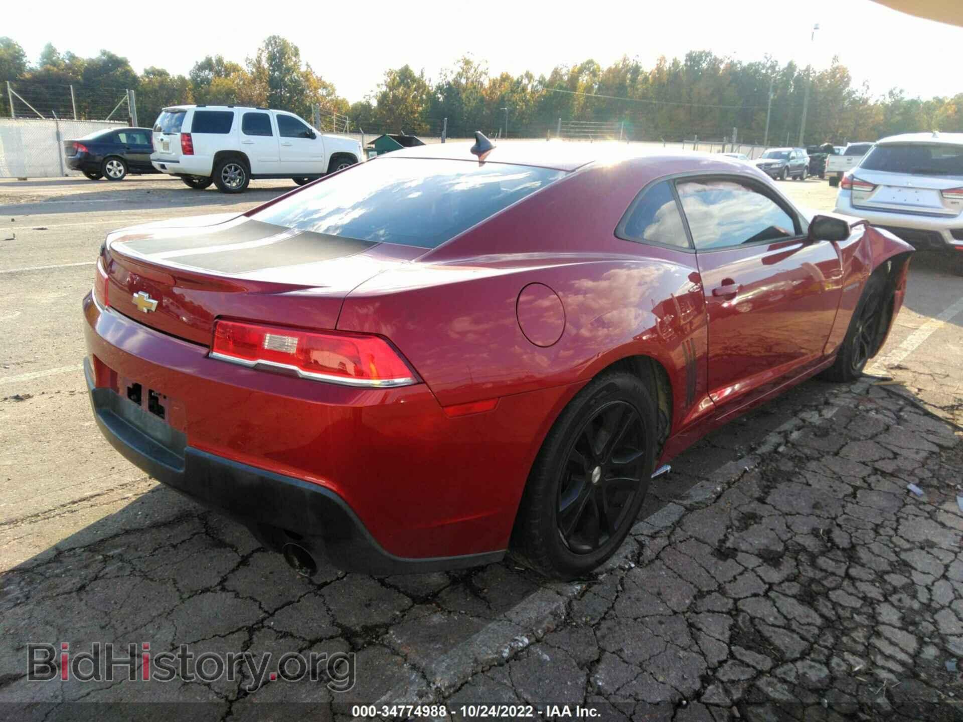 2014 CHEVROLET CAMARO - VIN: 2G1FA1E35E9288541 - Фото 4
