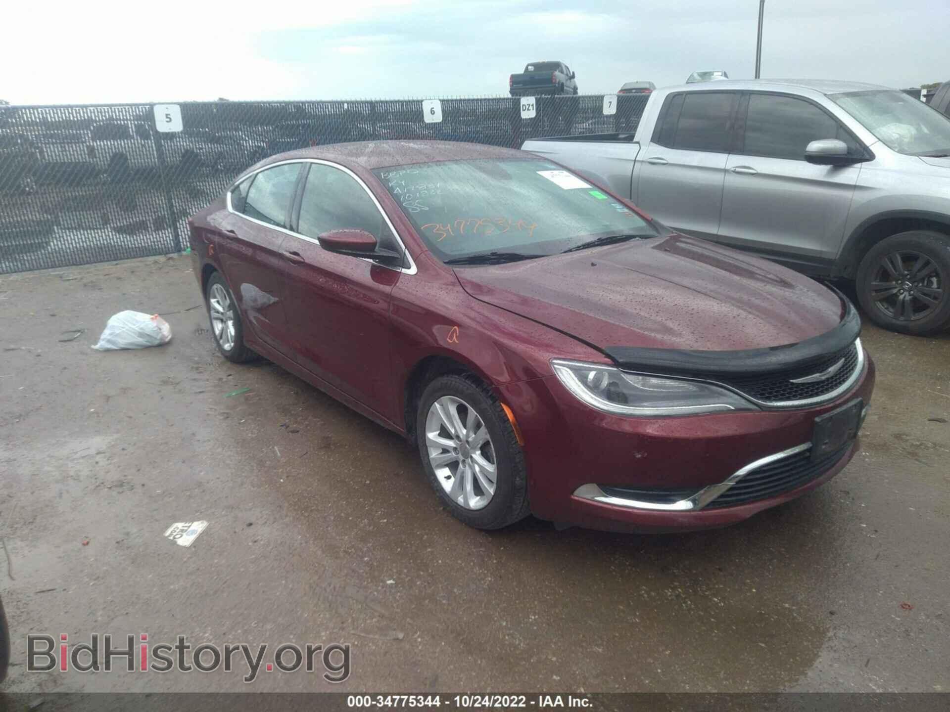 Фотография 1C3CCCAB4FN631727 - CHRYSLER 200 2015