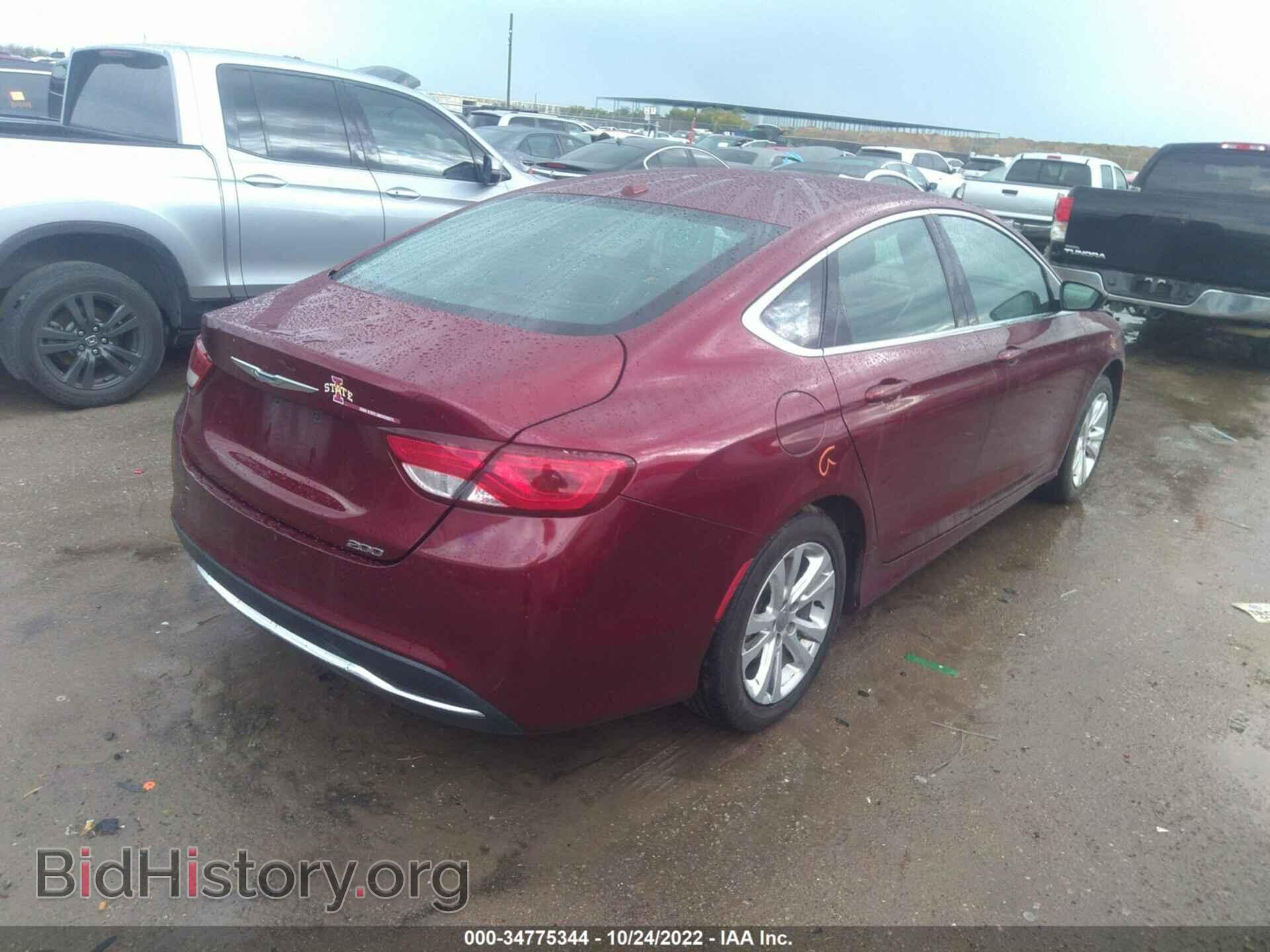 2015 CHRYSLER 200 - VIN: 1C3CCCAB4FN631727 - Фото 4
