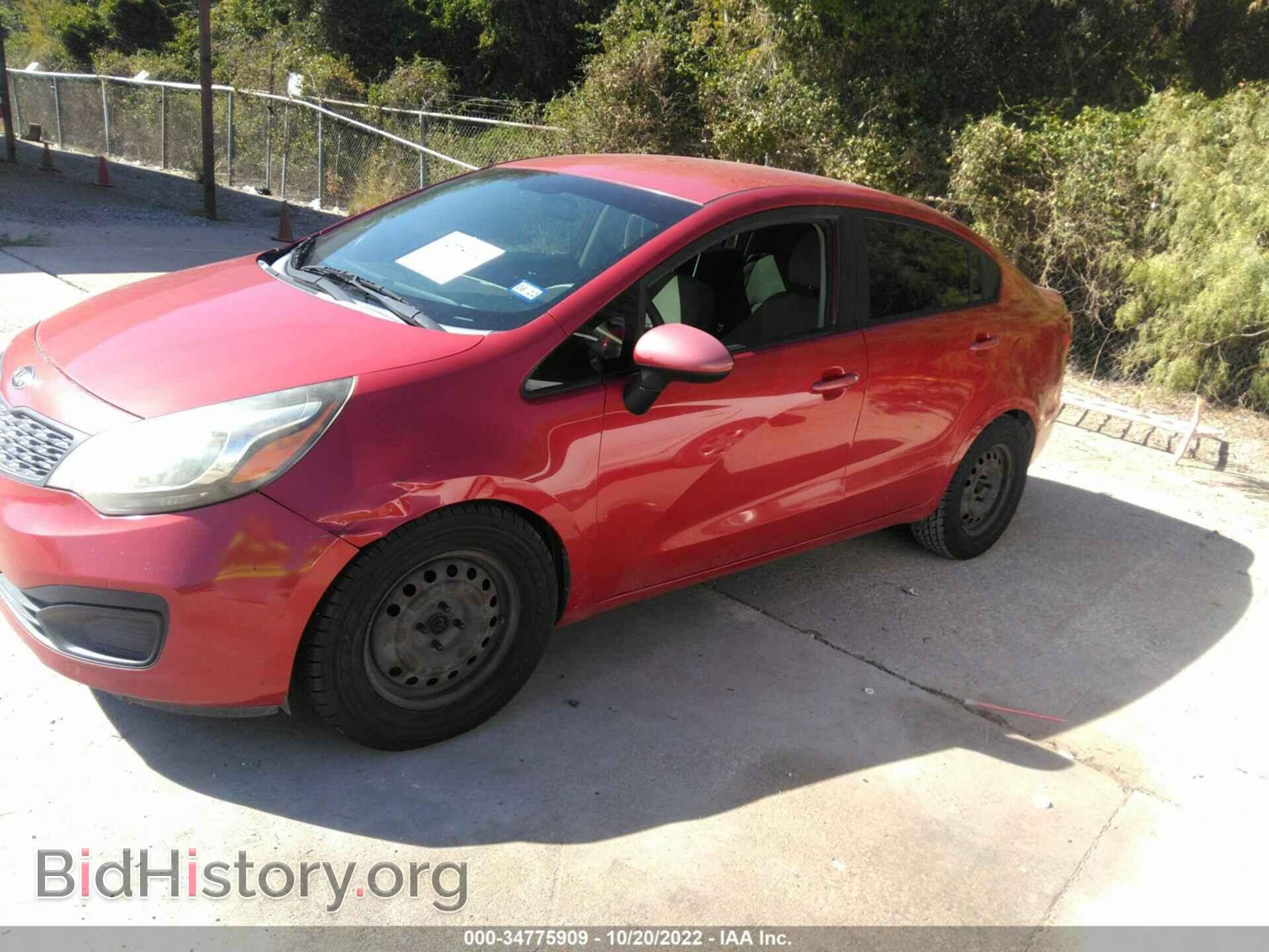 2014 KIA RIO - VIN: KNADM4A35E6371727 - Фото 2